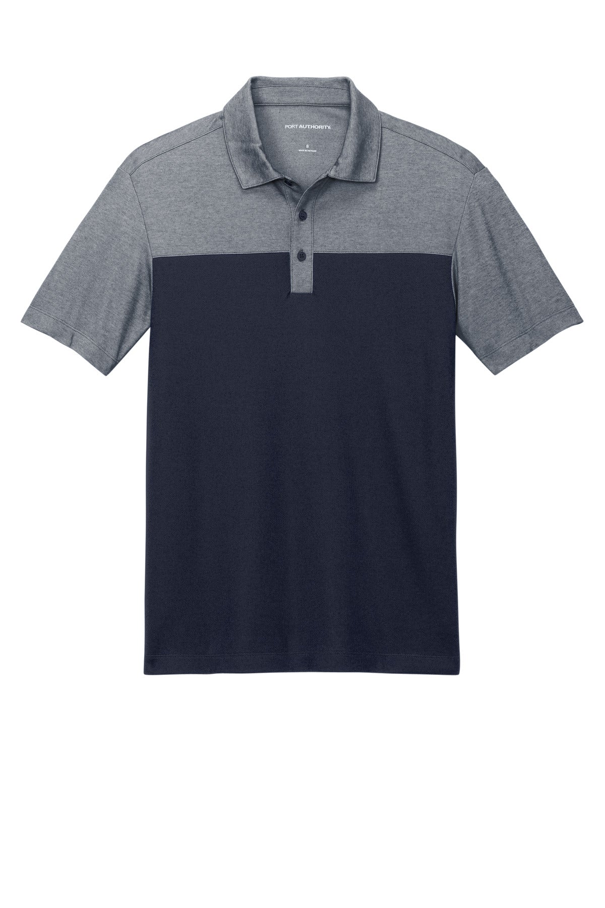 Port Authority K831 Port Authority Fine Pique Blend Blocked Polo