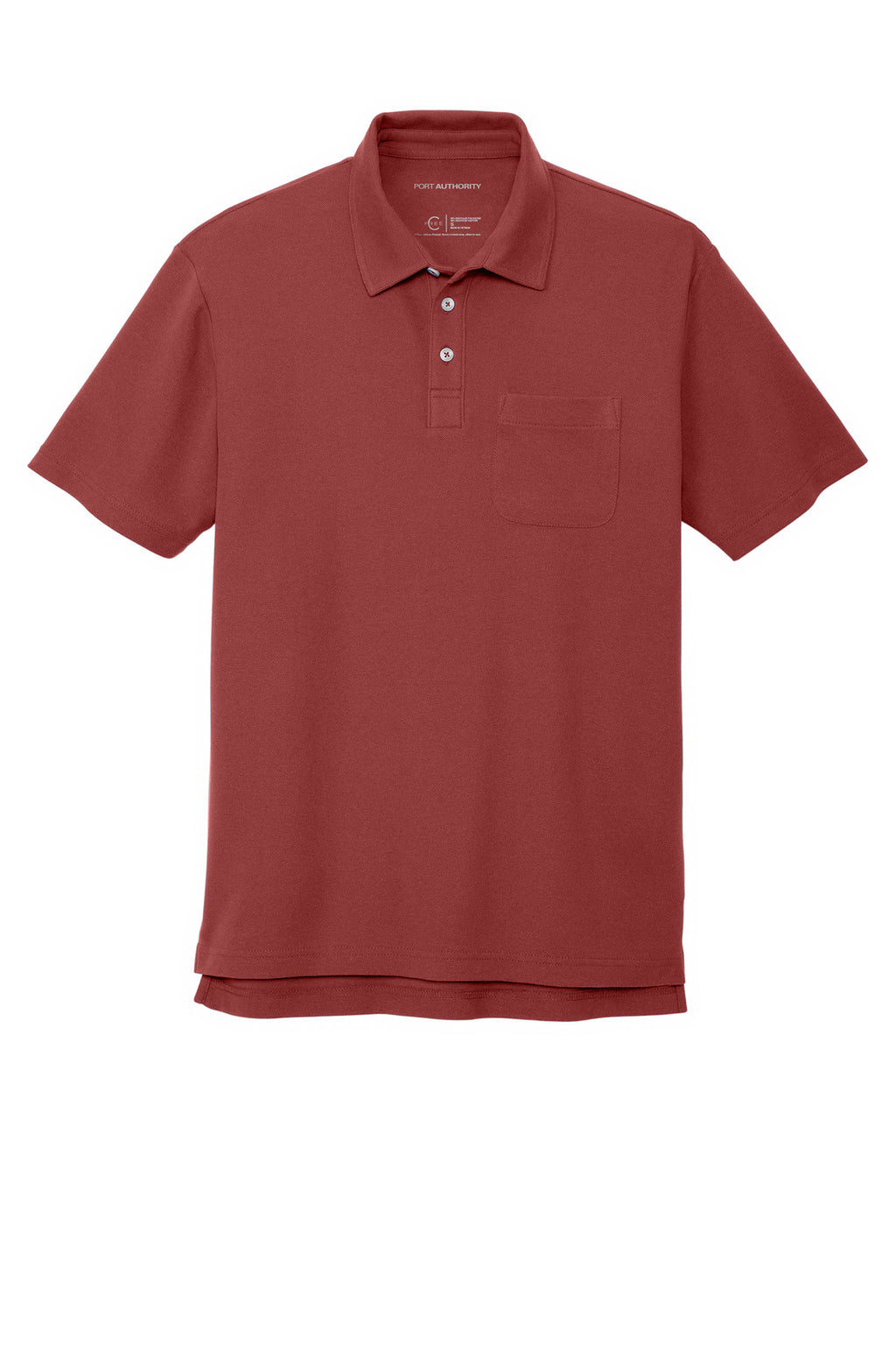 Port Authority K868 FREE Cotton Blend Pique Pocket Polo