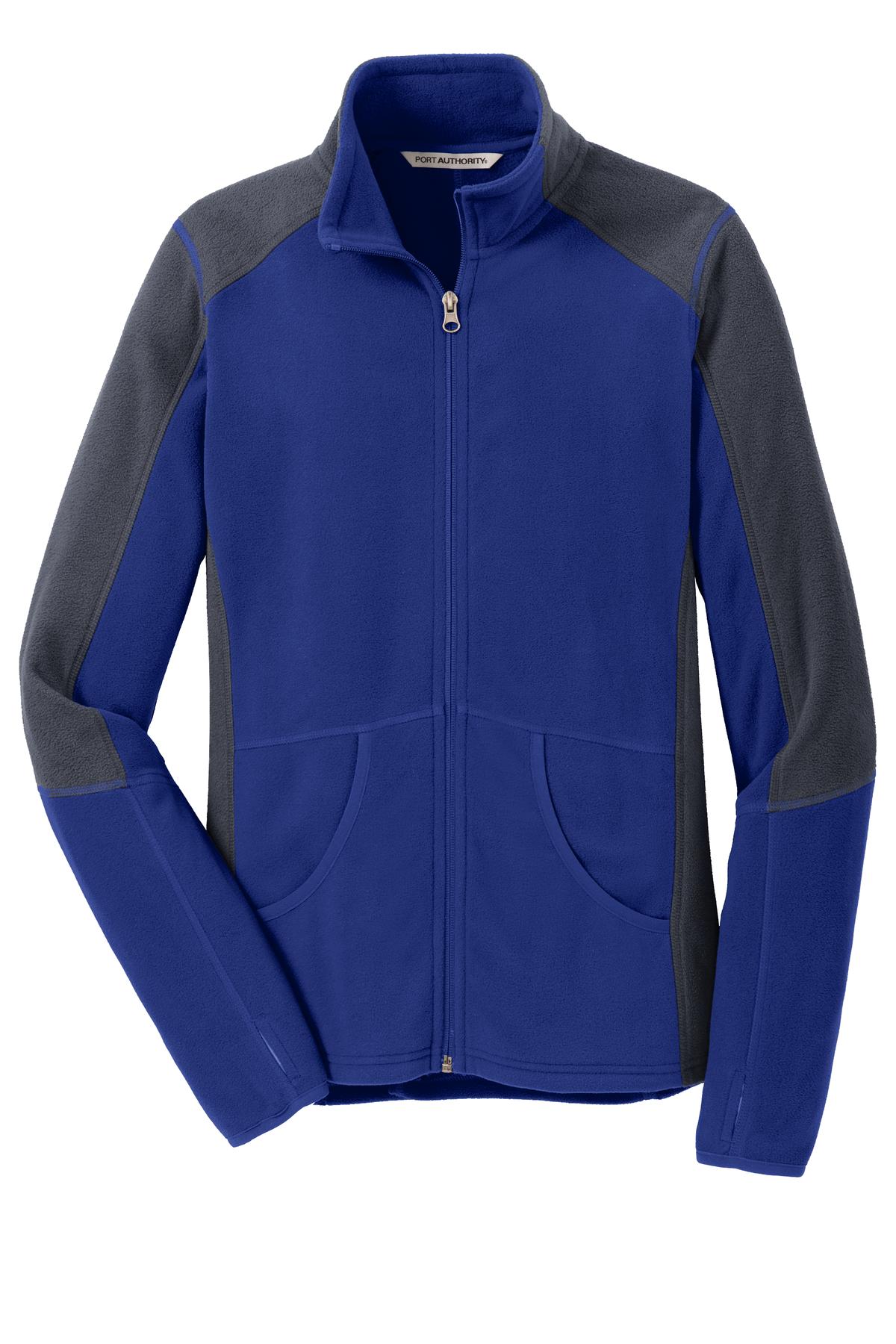 Port Authority L230 DISCONTINUED Port Authority Women's Colorblock Microfleece Jacket