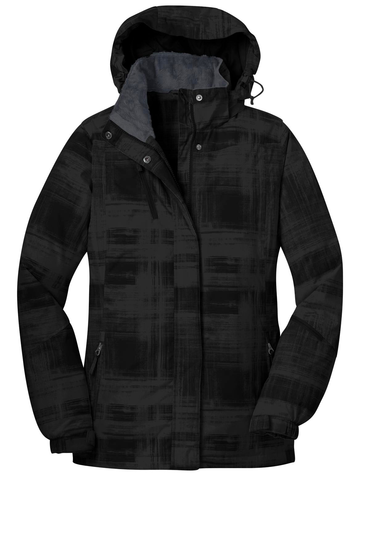 Port Authority L320 DISCONTINUED Port Authority Ladies Brushstroke Print Insulated Jacket