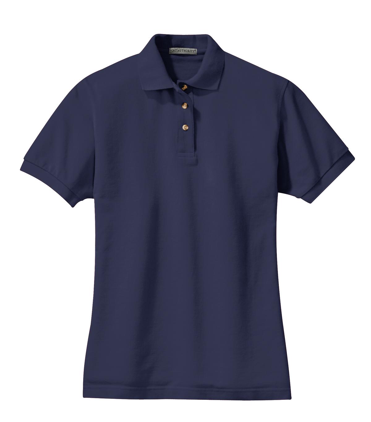 Port Authority L420 Port Authority Women's Heavyweight Cotton Pique Polo