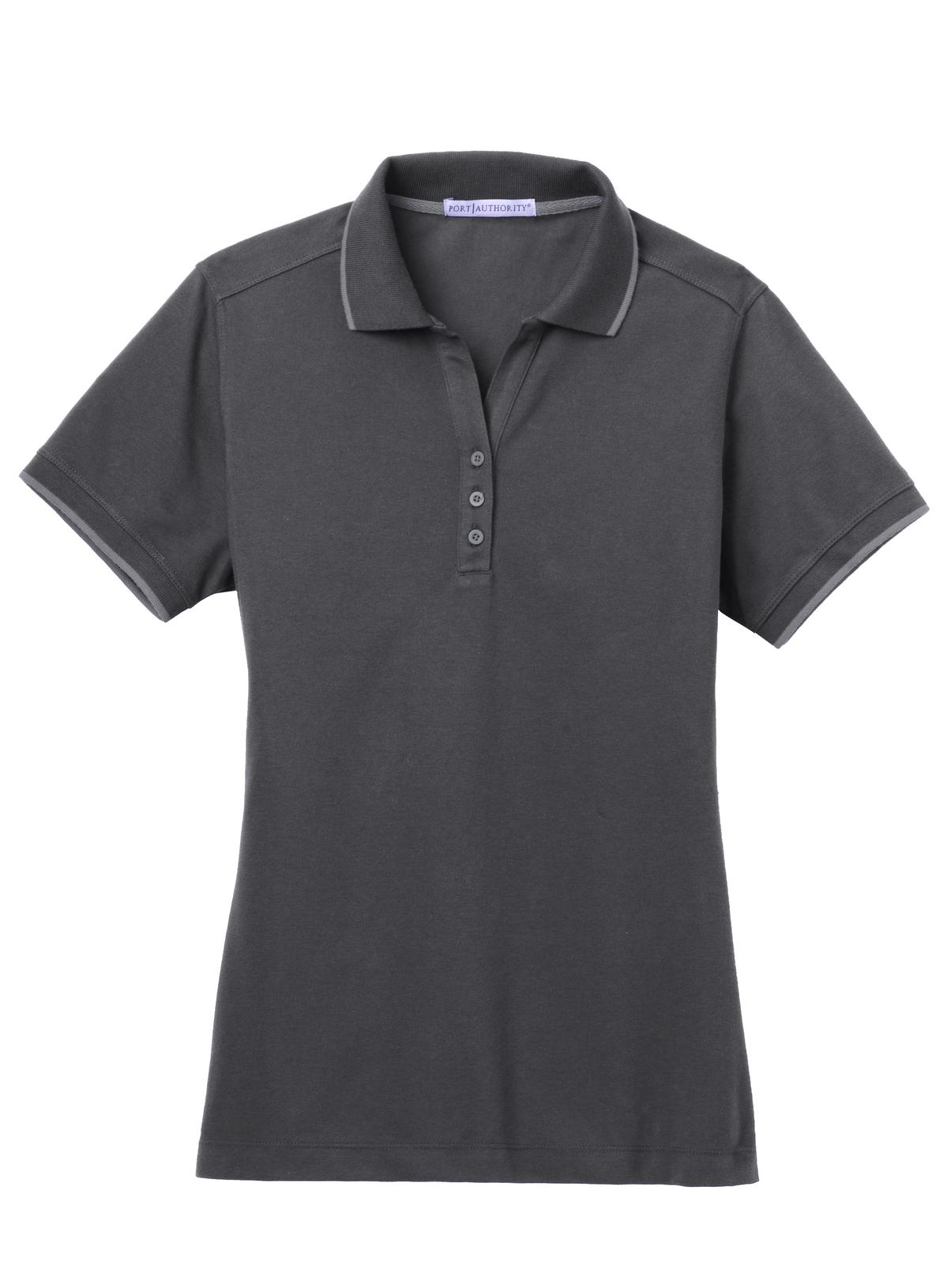 Port Authority L454 DISCONTINUED Port Authority Ladies Rapid Dry Tipped Polo