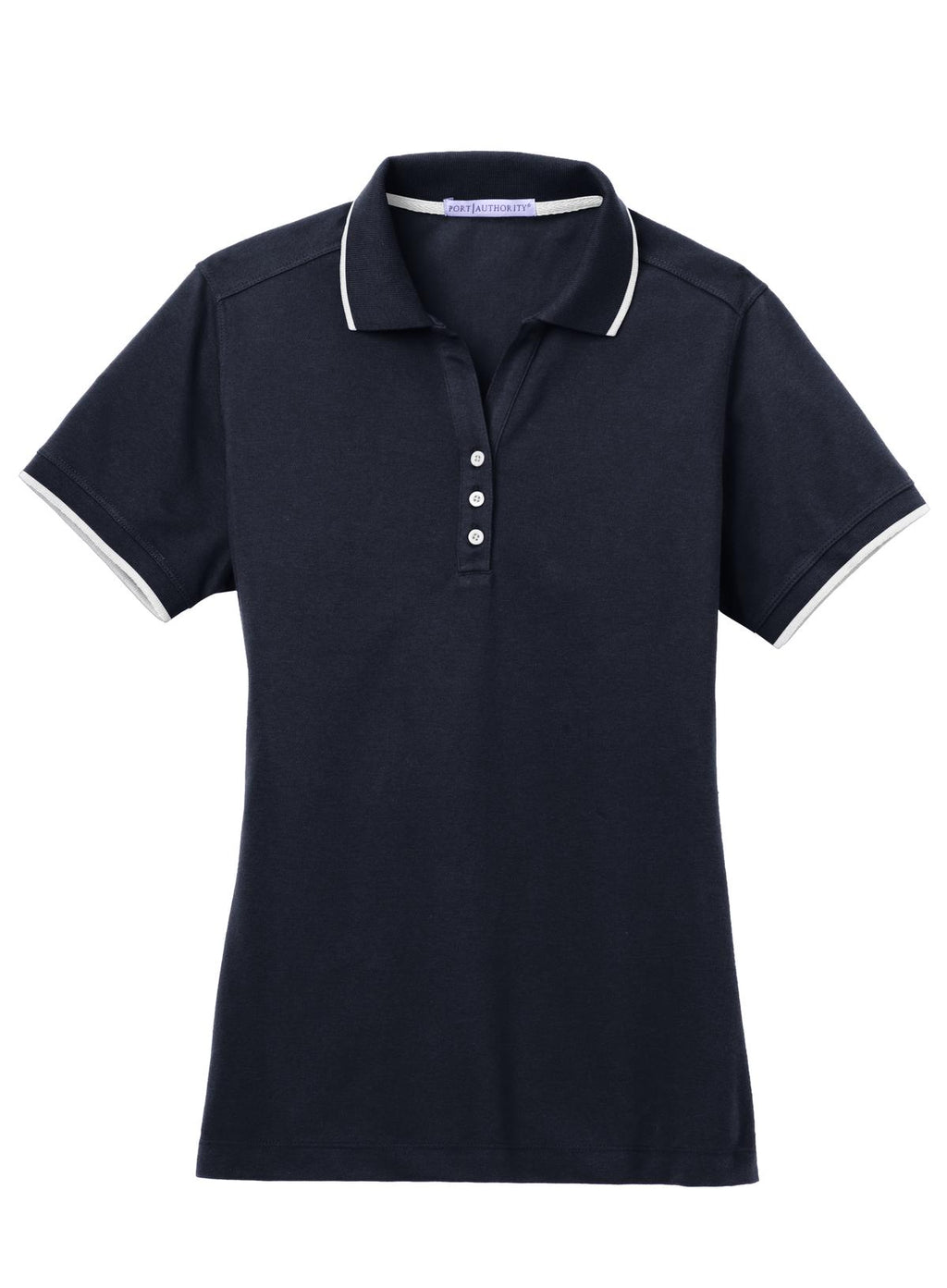 Port Authority L454 DISCONTINUED Port Authority Ladies Rapid Dry Tipped Polo