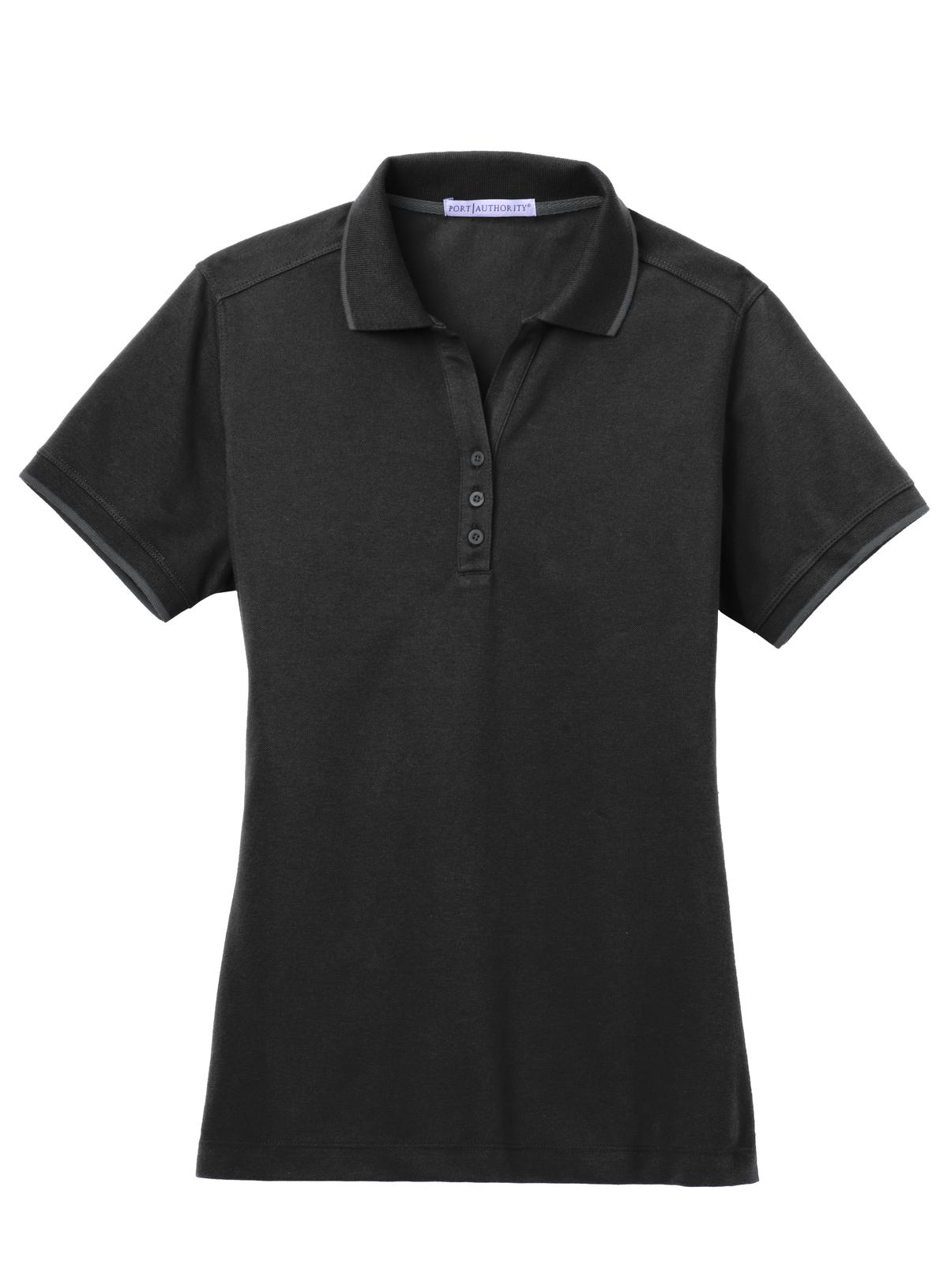 Port Authority L454 DISCONTINUED Port Authority Ladies Rapid Dry Tipped Polo
