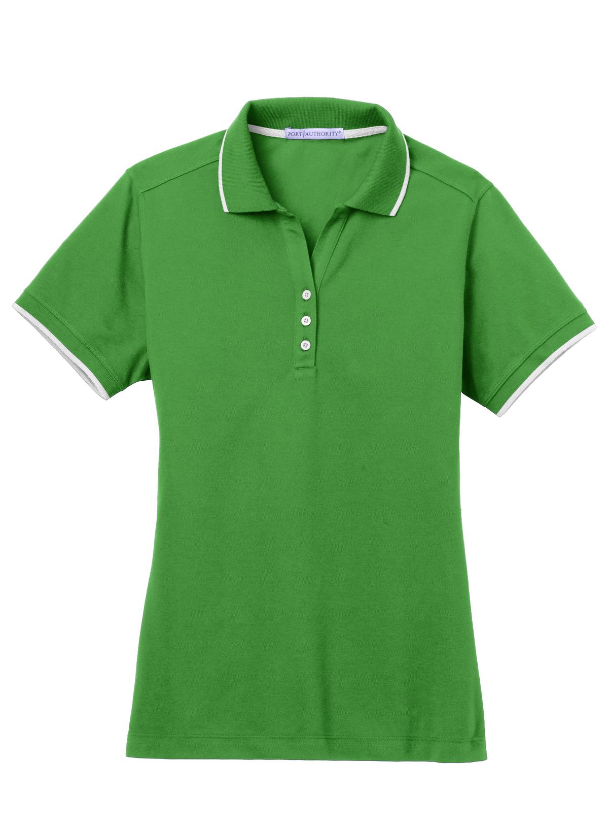 Port Authority L454 DISCONTINUED Port Authority Ladies Rapid Dry Tipped Polo