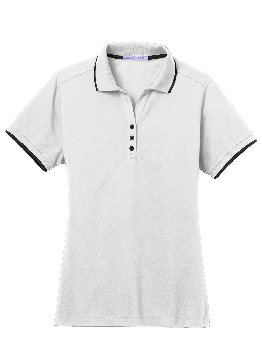 Port Authority L454 DISCONTINUED Port Authority Ladies Rapid Dry Tipped Polo