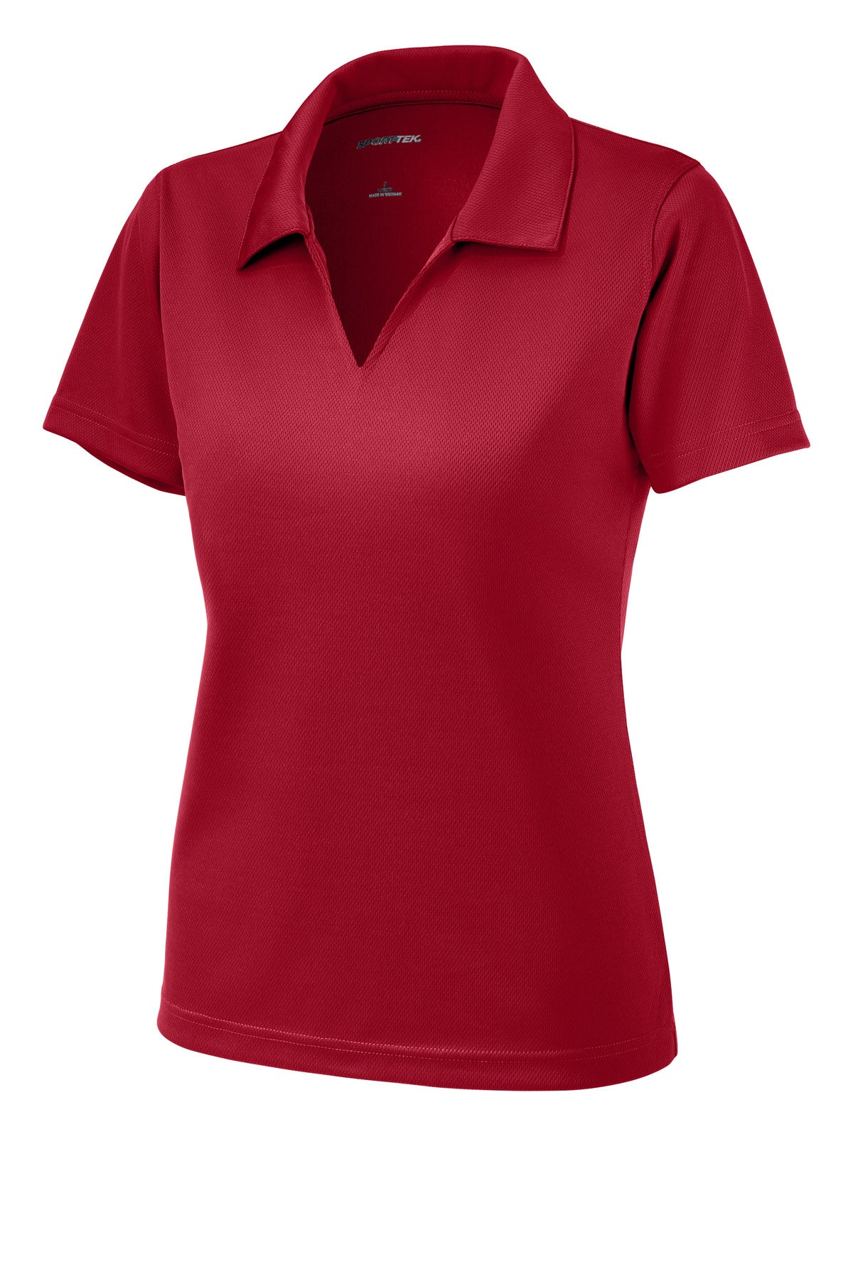 Sport-Tek L469 Tek Women's Dri-Mesh V-Neck Polo