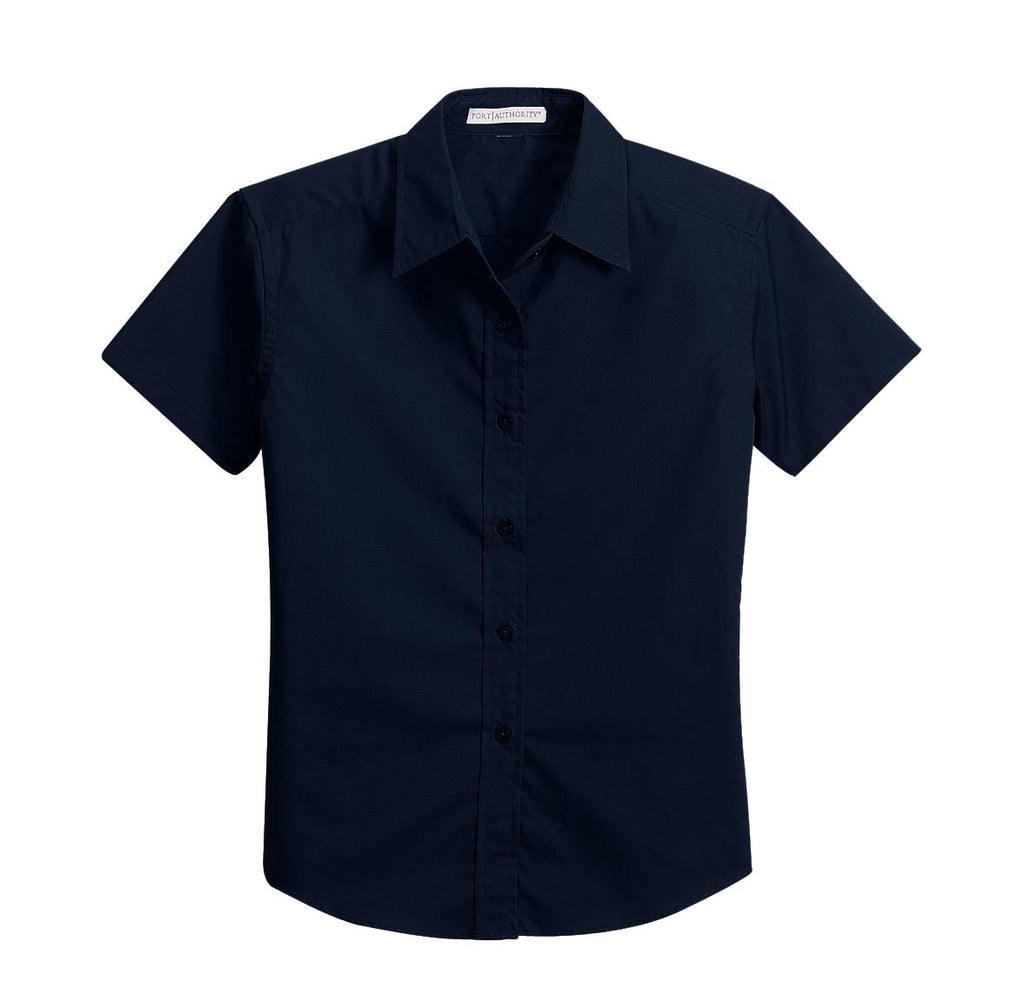 Port Authority L507 DISCONTINUED Port Authority Ladies Short Sleeve Easy Care  Soil Resistant Shirt