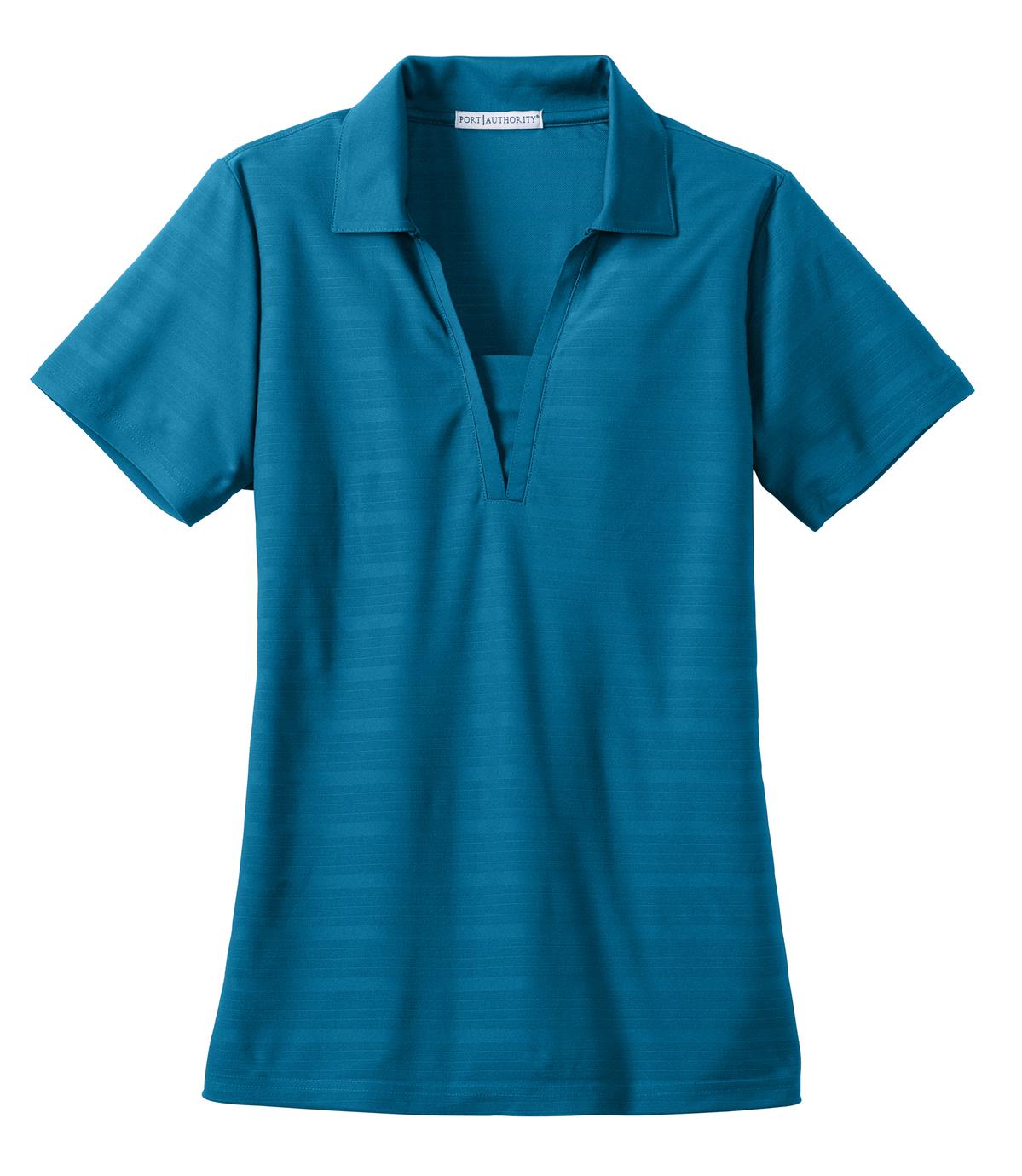 Port Authority L514 DISCONTINUED Port Authority Ladies Horizontal Texture Polo