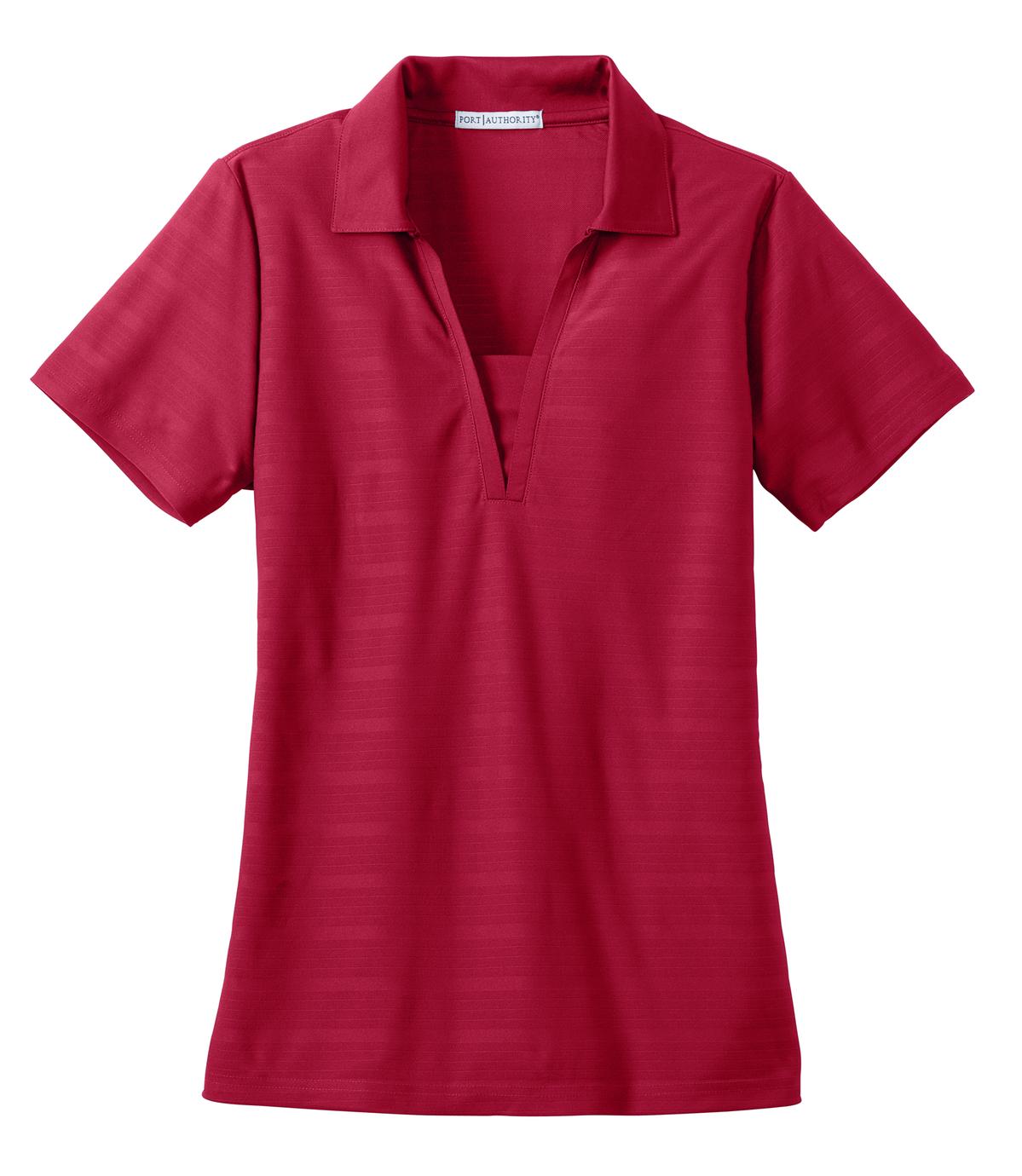 Port Authority L514 DISCONTINUED Port Authority Ladies Horizontal Texture Polo