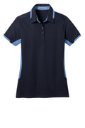 Port Authority L524 DISCONTINUED Port Authority Ladies Dry Zone Colorblock Ottoman Polo