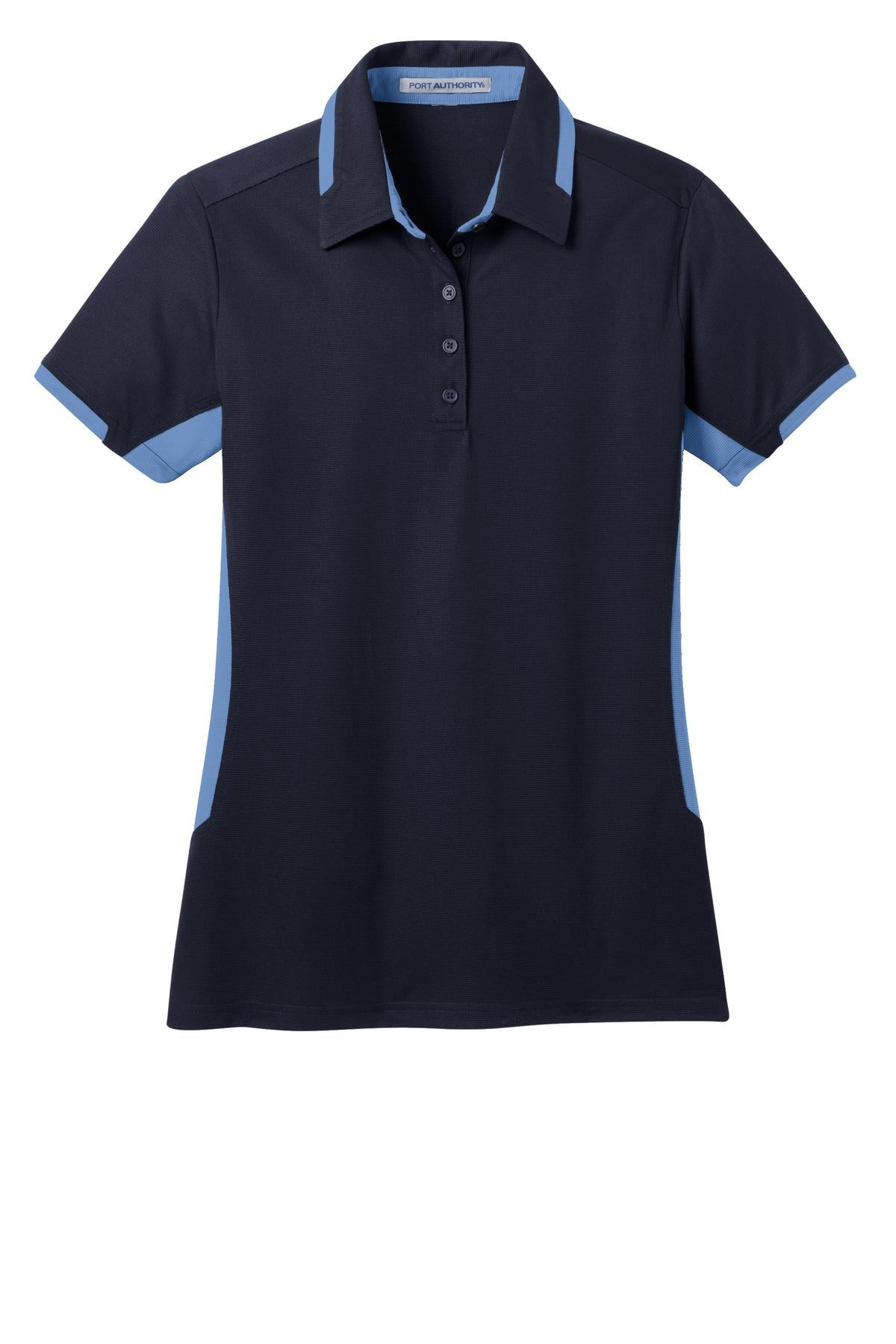 Port Authority L524 DISCONTINUED Port Authority Ladies Dry Zone Colorblock Ottoman Polo