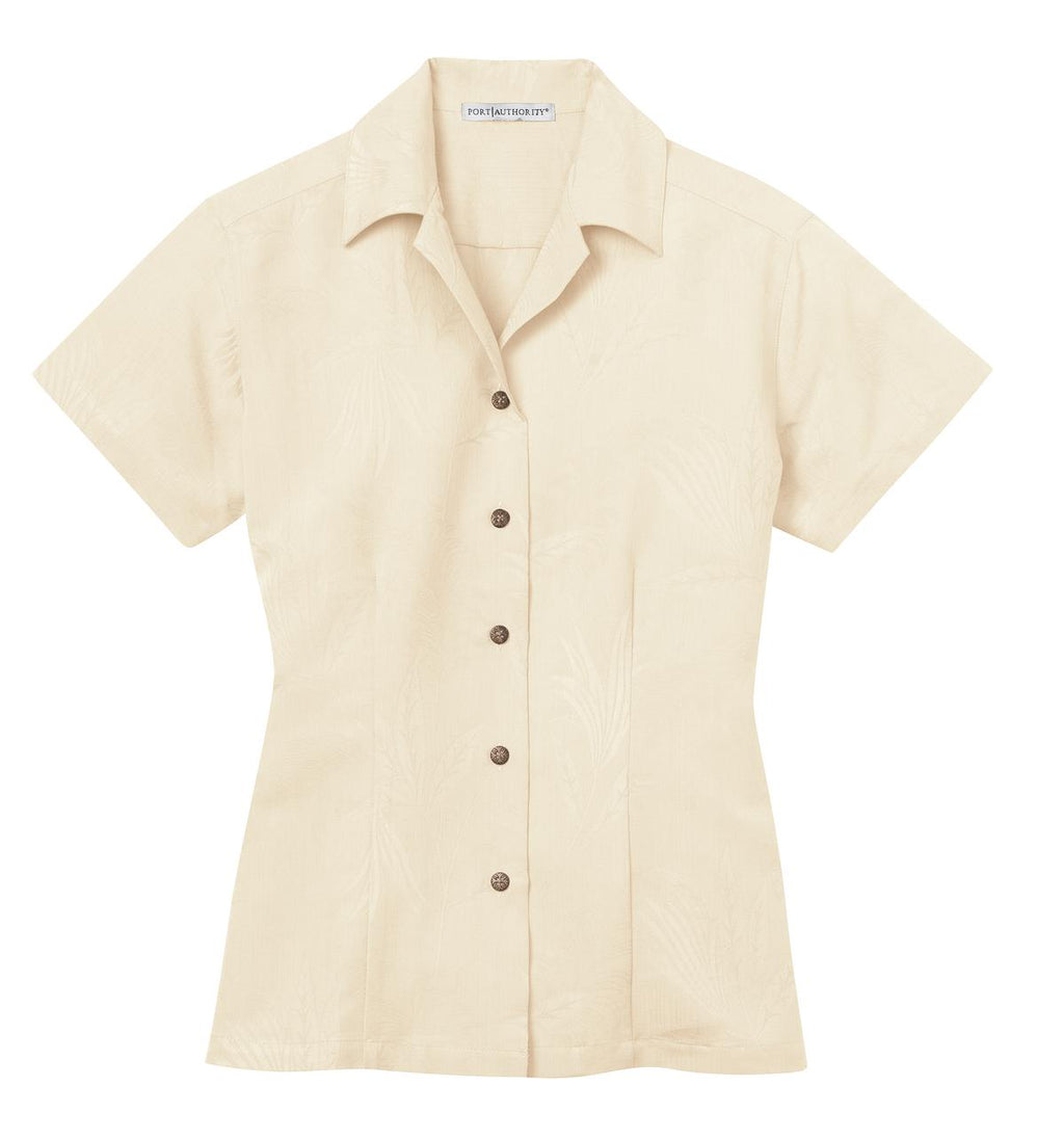 Port Authority L536 DISCONTINUED Port Authority Ladies Patterned Easy Care Camp Shirt