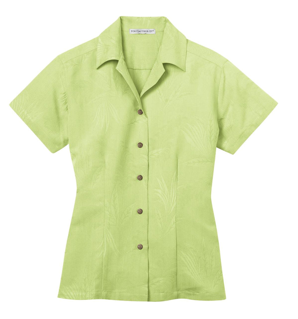 Port Authority L536 DISCONTINUED Port Authority Ladies Patterned Easy Care Camp Shirt