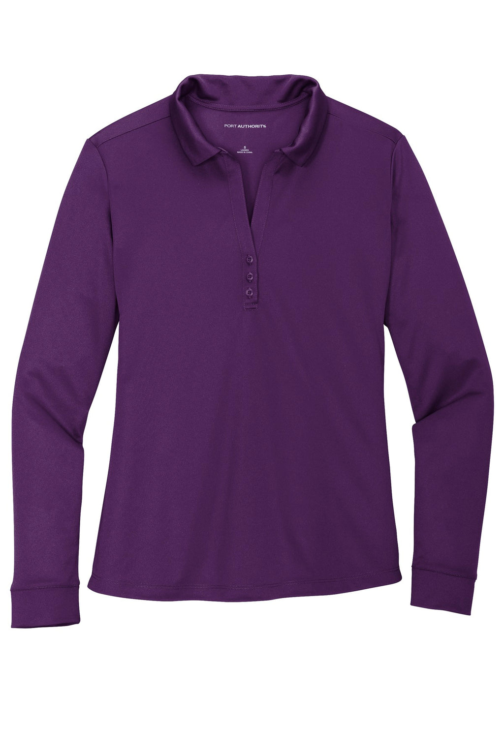 Port Authority L540LS Port Authority  Women's Silk Touch   Performance Long Sleeve Polo