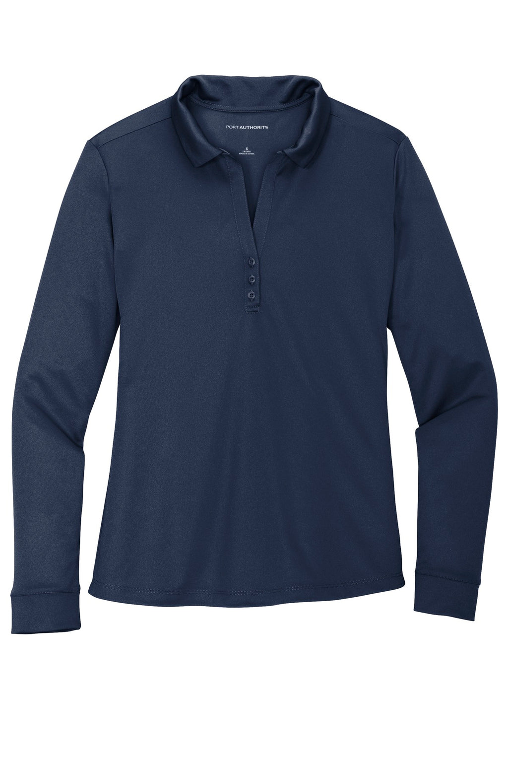 Port Authority L540LS Port Authority  Women's Silk Touch   Performance Long Sleeve Polo
