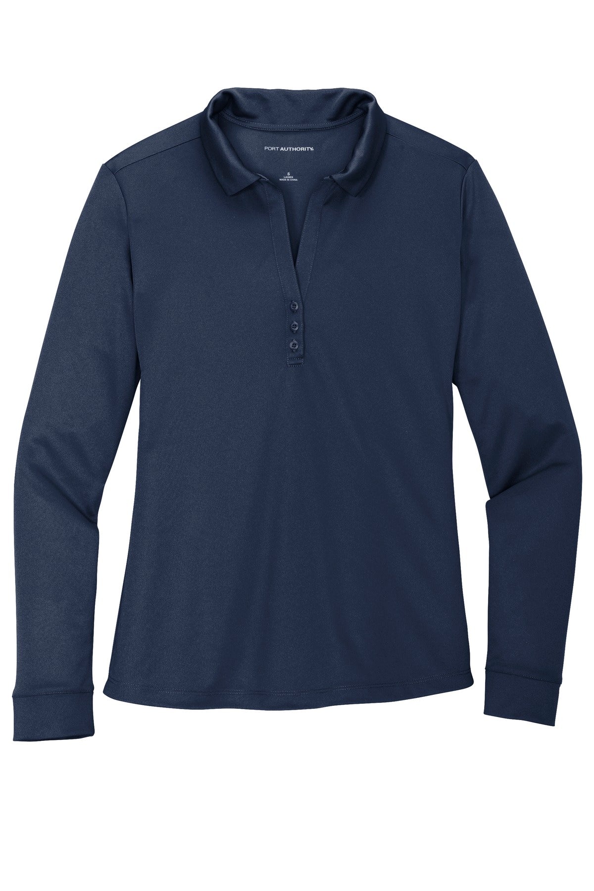 Port Authority L540LS Port Authority  Women's Silk Touch   Performance Long Sleeve Polo