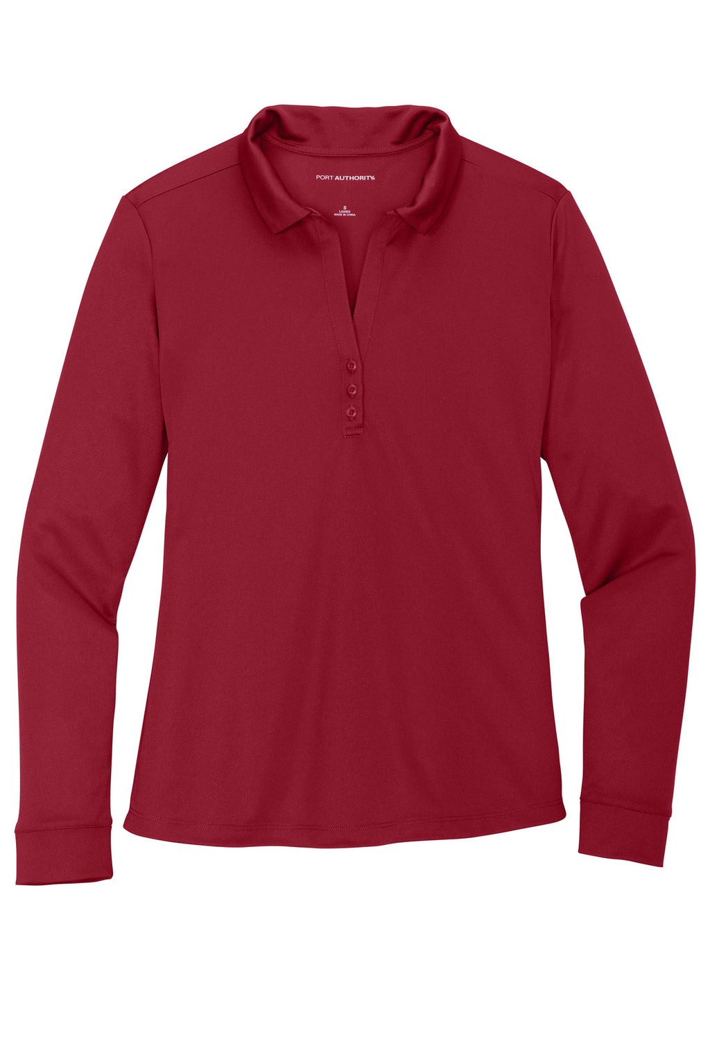 Port Authority L540LS Port Authority  Women's Silk Touch   Performance Long Sleeve Polo