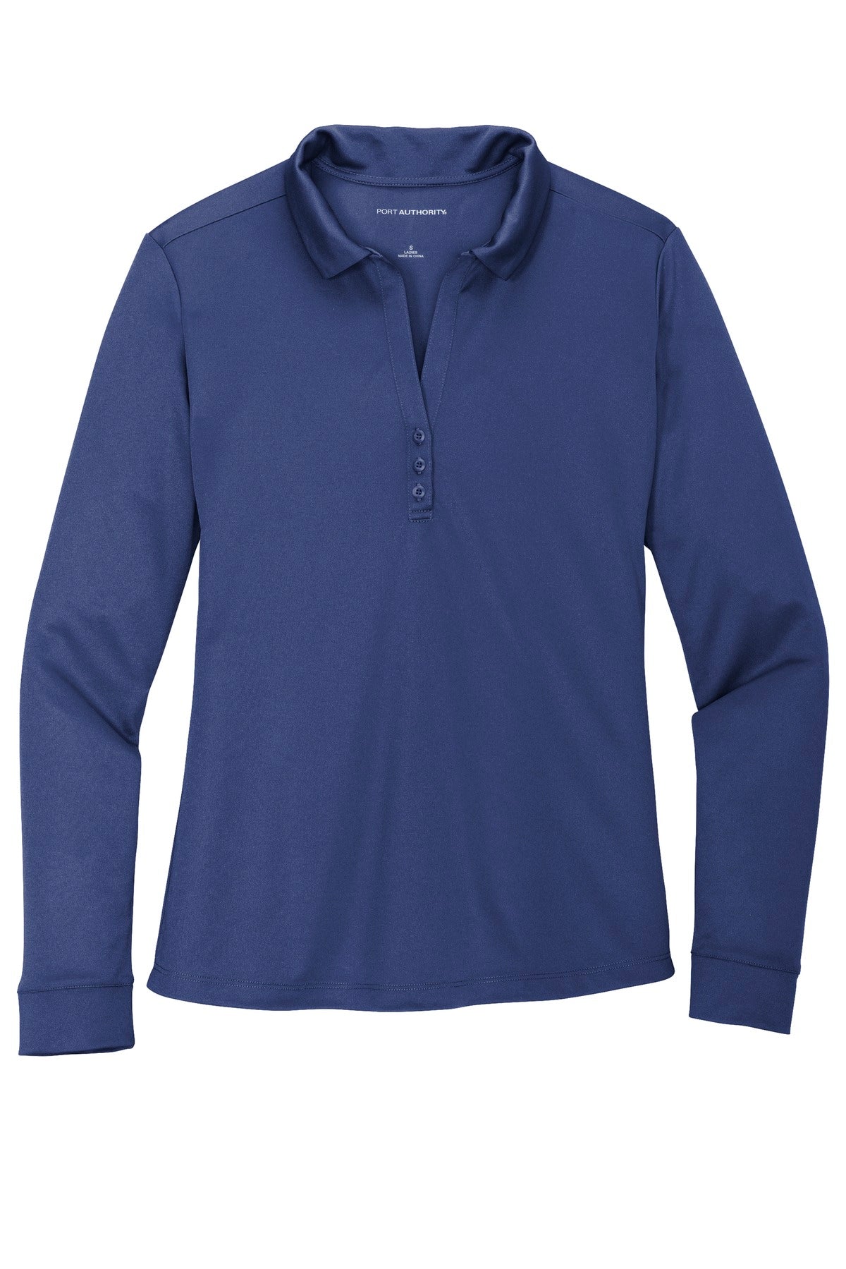 Port Authority L540LS Port Authority  Women's Silk Touch   Performance Long Sleeve Polo