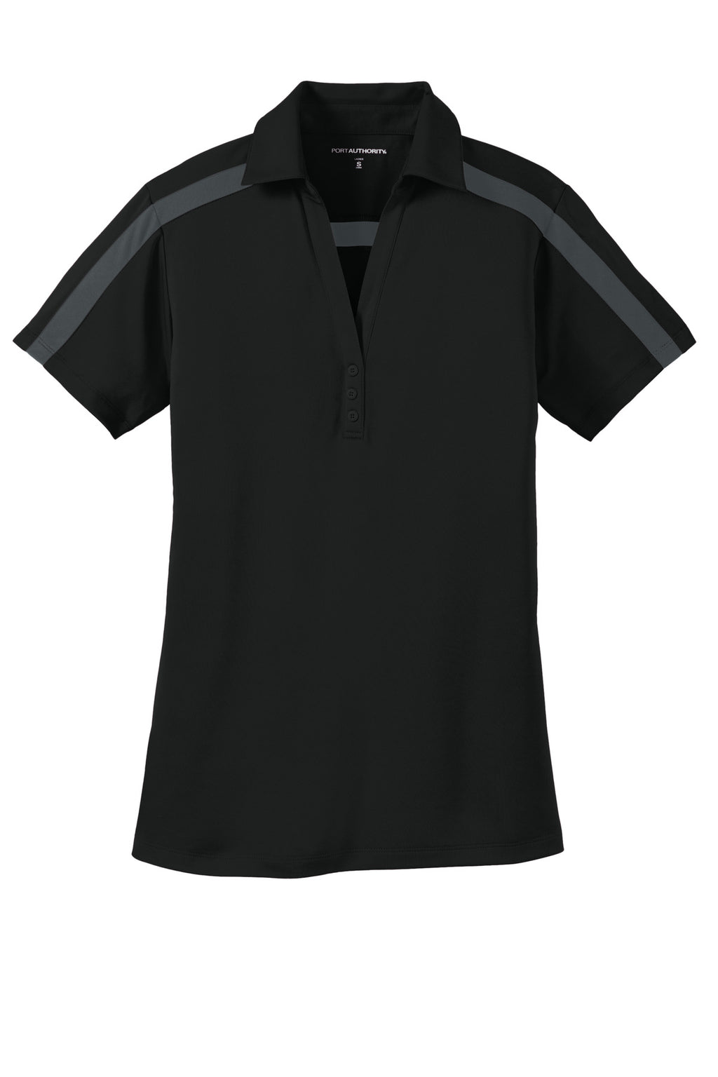 Port Authority L547 Port Authority Women's Silk Touch Performance Colorblock Stripe Polo