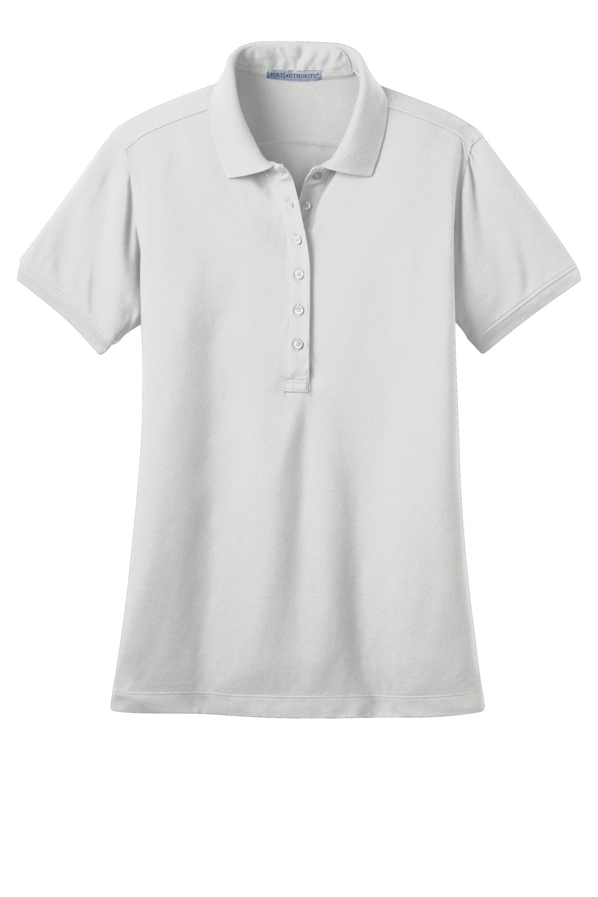 Port Authority L555 Port Authority Women's Stretch Pique Polo