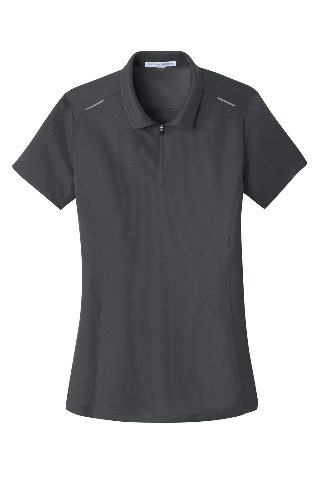 Port Authority L580 DISCONTINUED Port Authority Women's Pinpoint Mesh Zip Polo