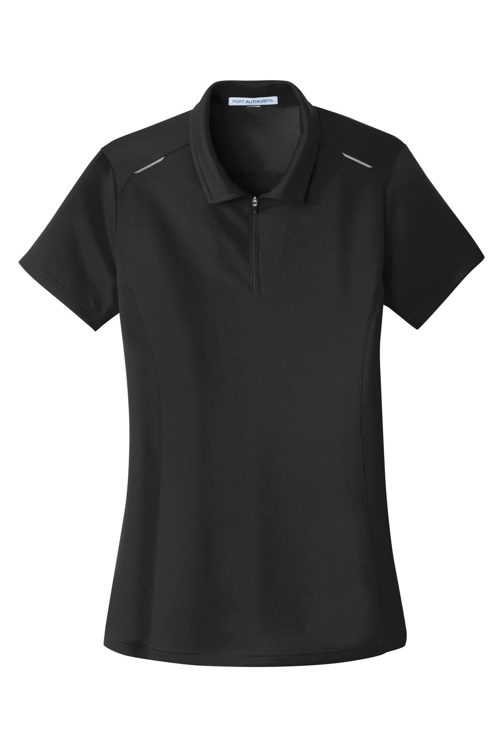 Port Authority L580 DISCONTINUED Port Authority Women's Pinpoint Mesh Zip Polo
