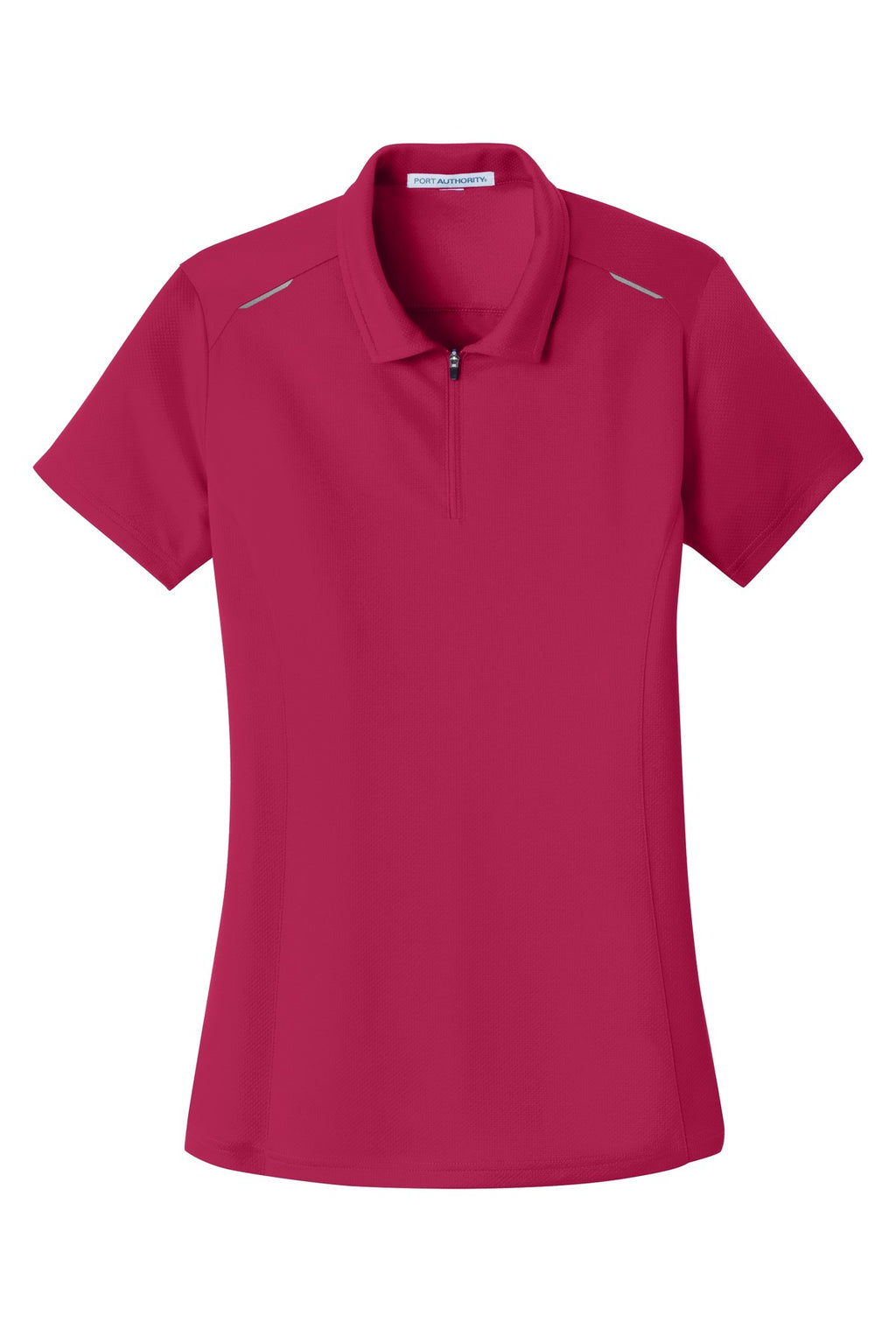 Port Authority L580 DISCONTINUED Port Authority Women's Pinpoint Mesh Zip Polo