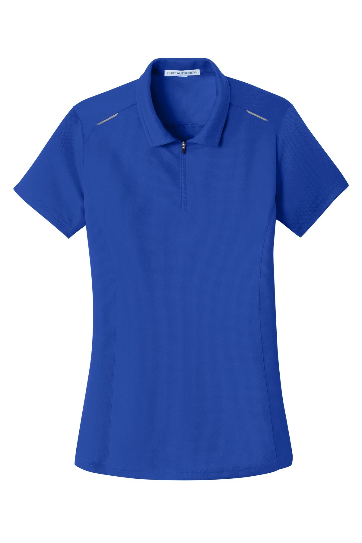 Port Authority L580 DISCONTINUED Port Authority Women's Pinpoint Mesh Zip Polo