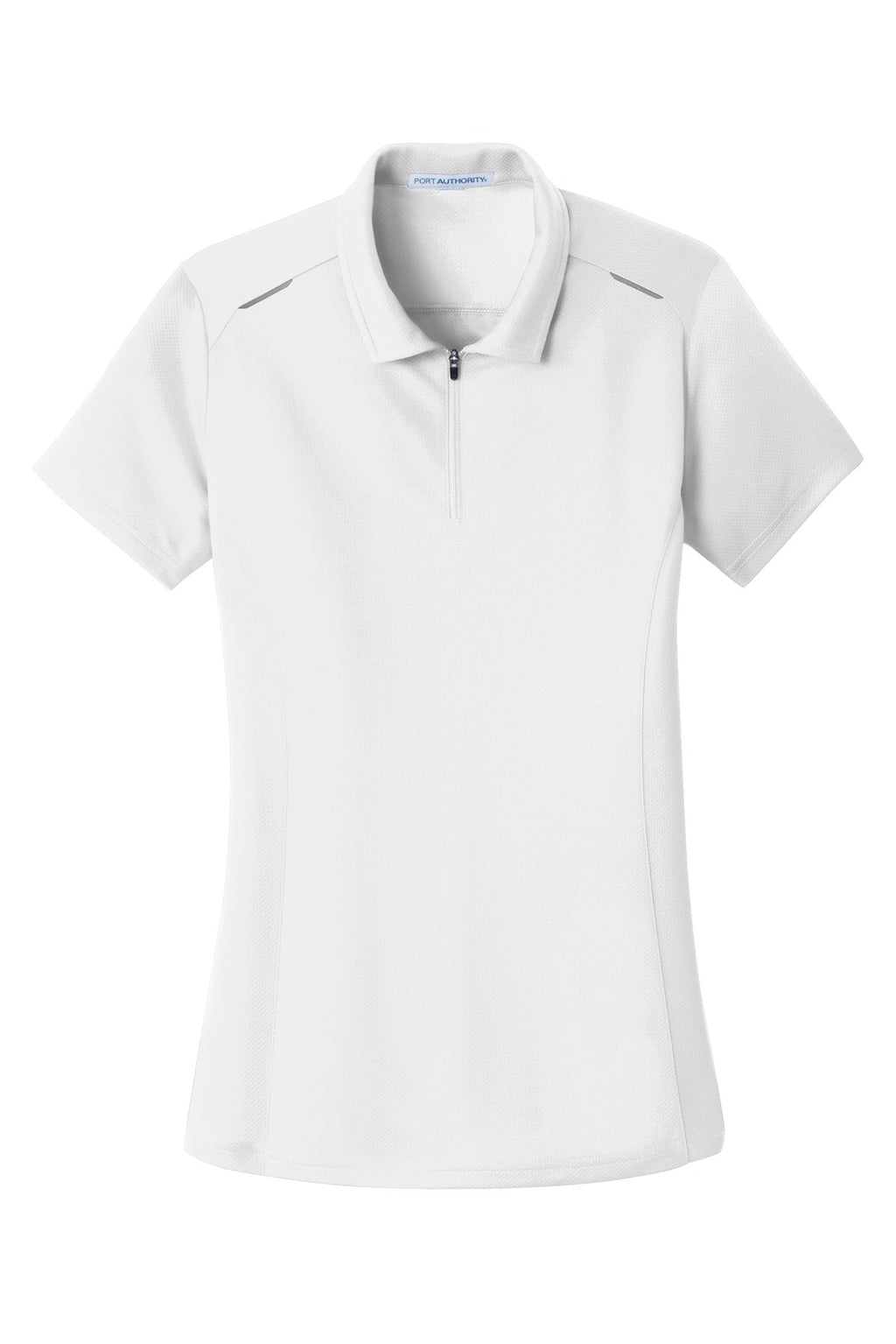 Port Authority L580 DISCONTINUED Port Authority Women's Pinpoint Mesh Zip Polo