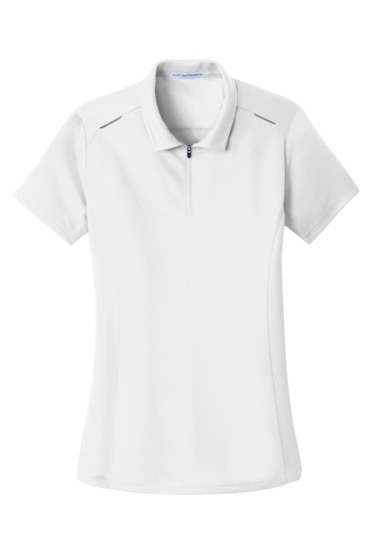 Port Authority L580 DISCONTINUED Port Authority Women's Pinpoint Mesh Zip Polo