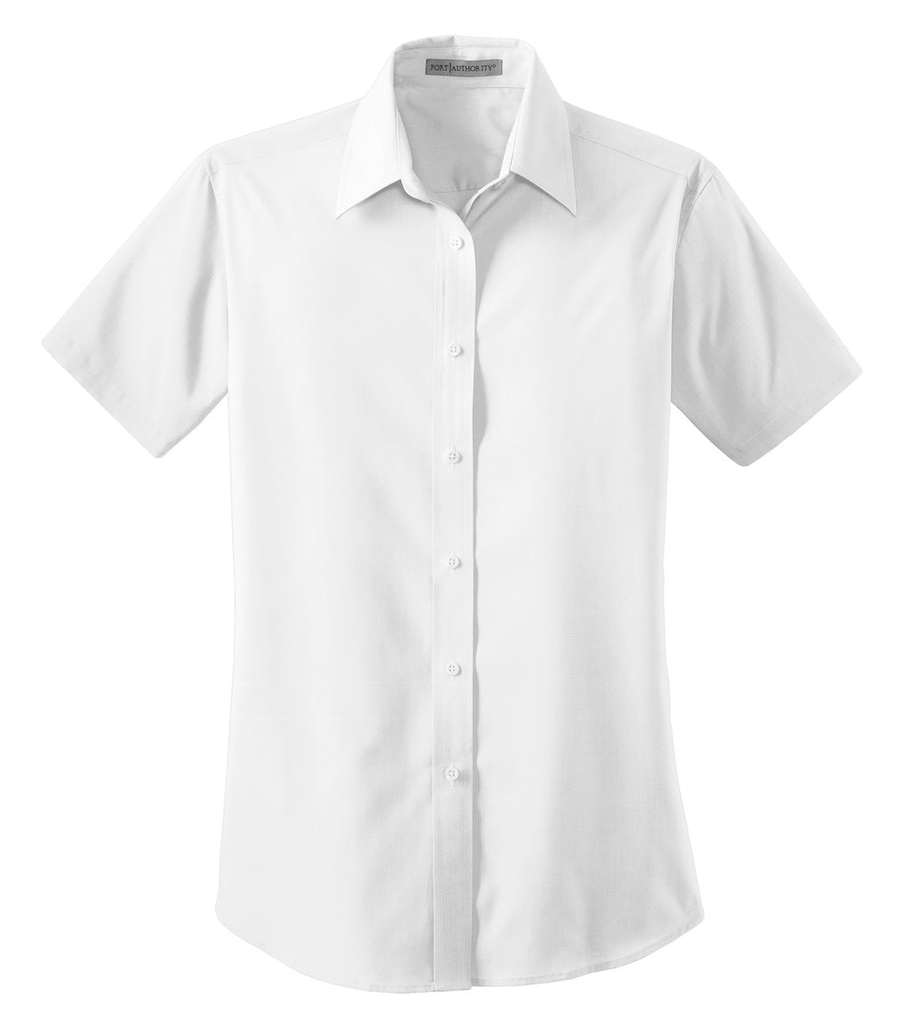 Port Authority L633 DISCONTINUED Port Authority Ladies Short Sleeve Value Poplin Shirt