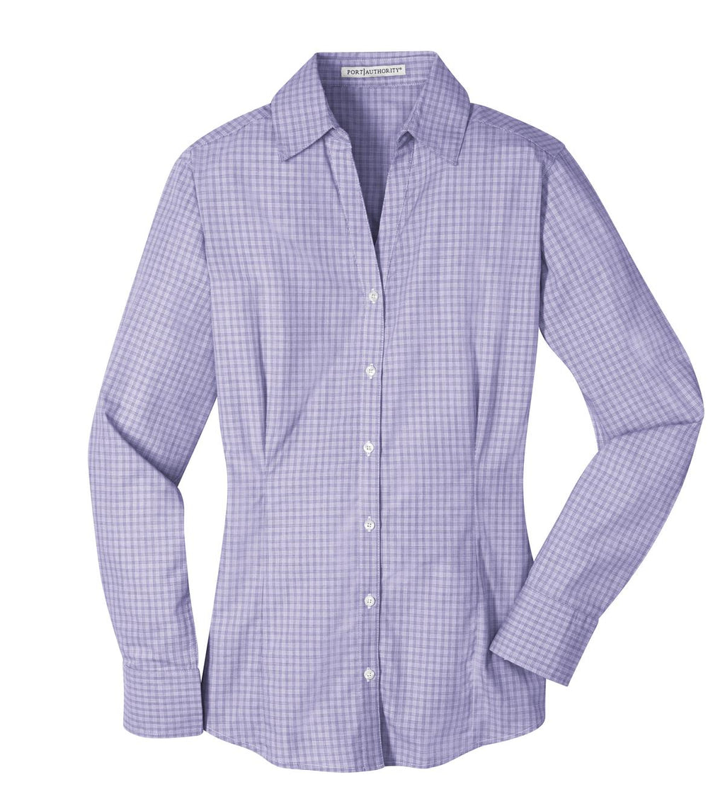 Port Authority L639 DISCONTINUED Port Authority Ladies Plaid Pattern Easy Care Shirt