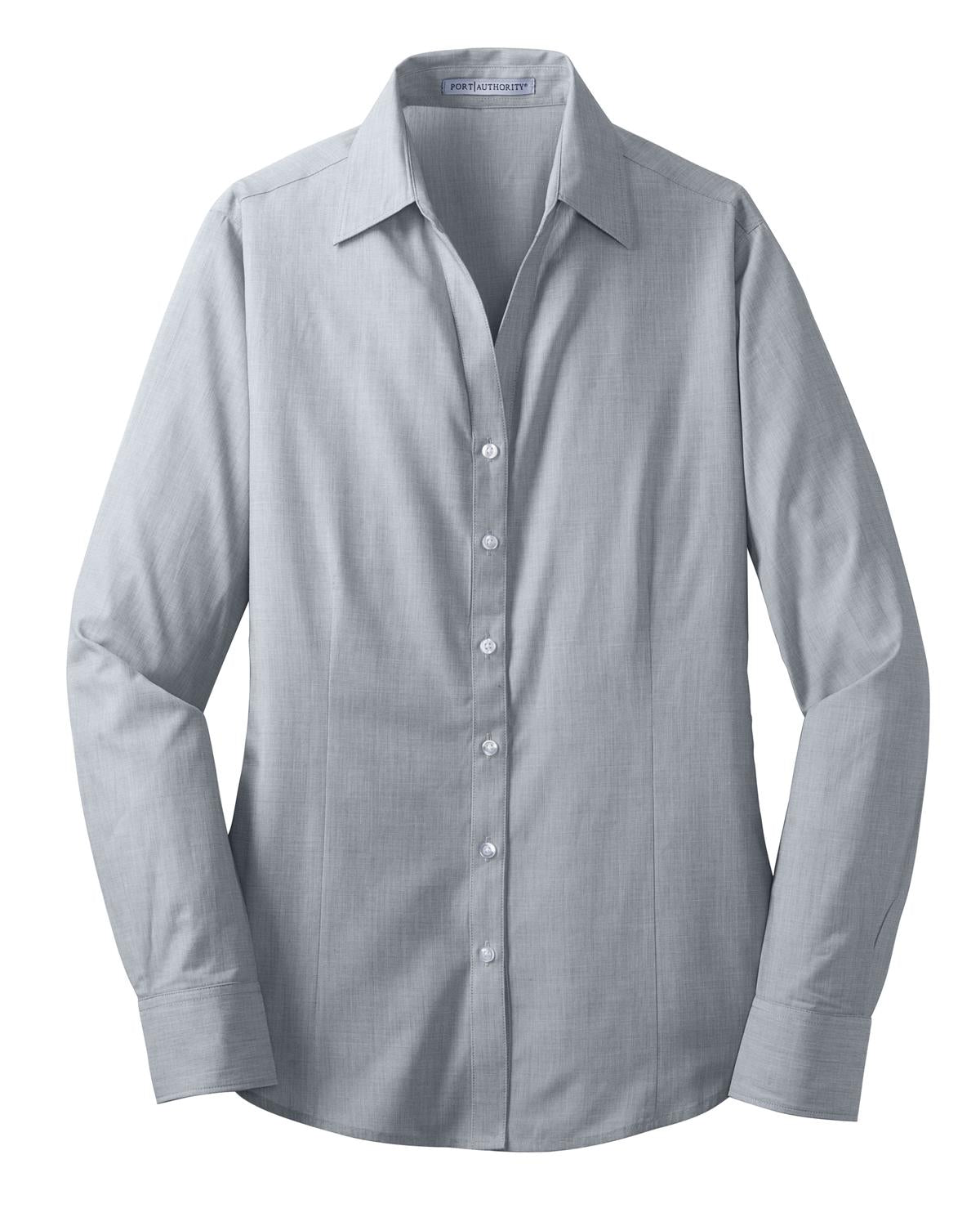 Port Authority L640 Port Authority Women's Crosshatch Easy Care Shirt