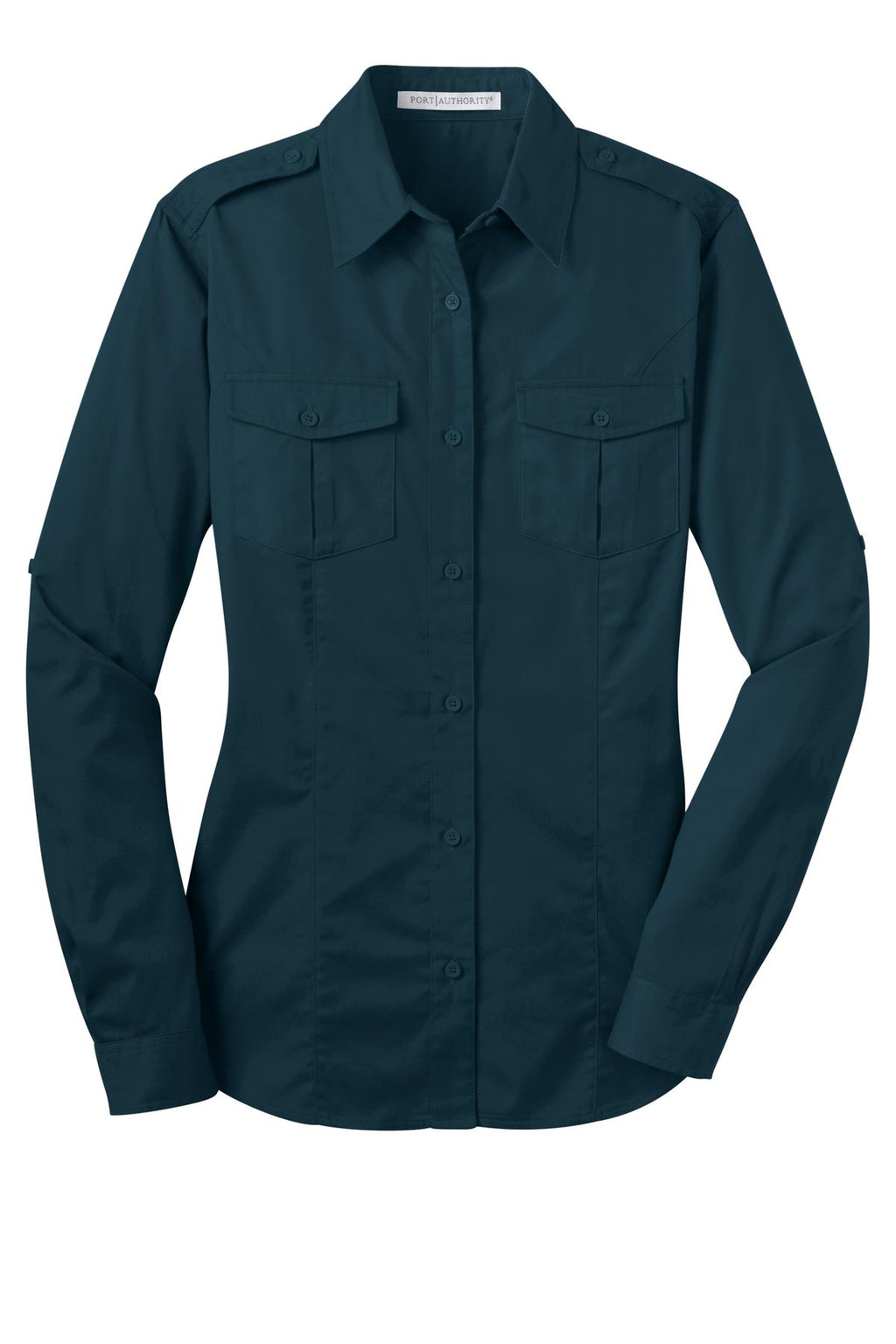 Port Authority L649 Release Roll Sleeve Twill Shirt