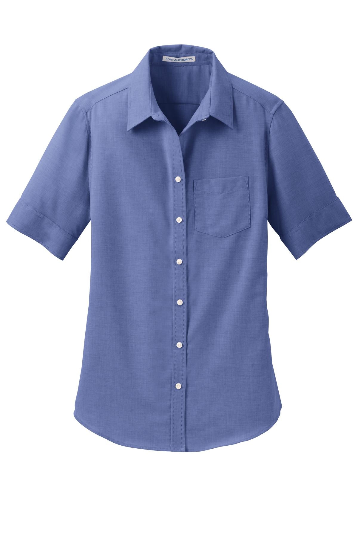 Port Authority L659 Port Authority Women's Short Sleeve SuperPro Oxford Shirt