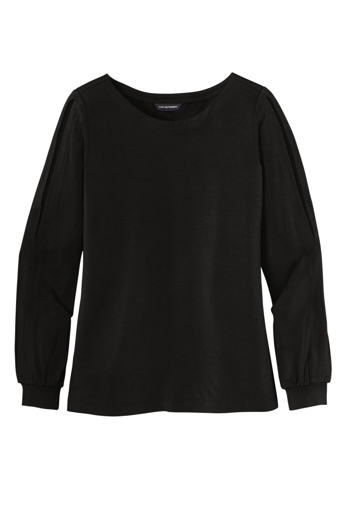Port Authority LK5600 DISCONTINUED Port Authority  Women's Luxe Knit Jewel Neck Top
