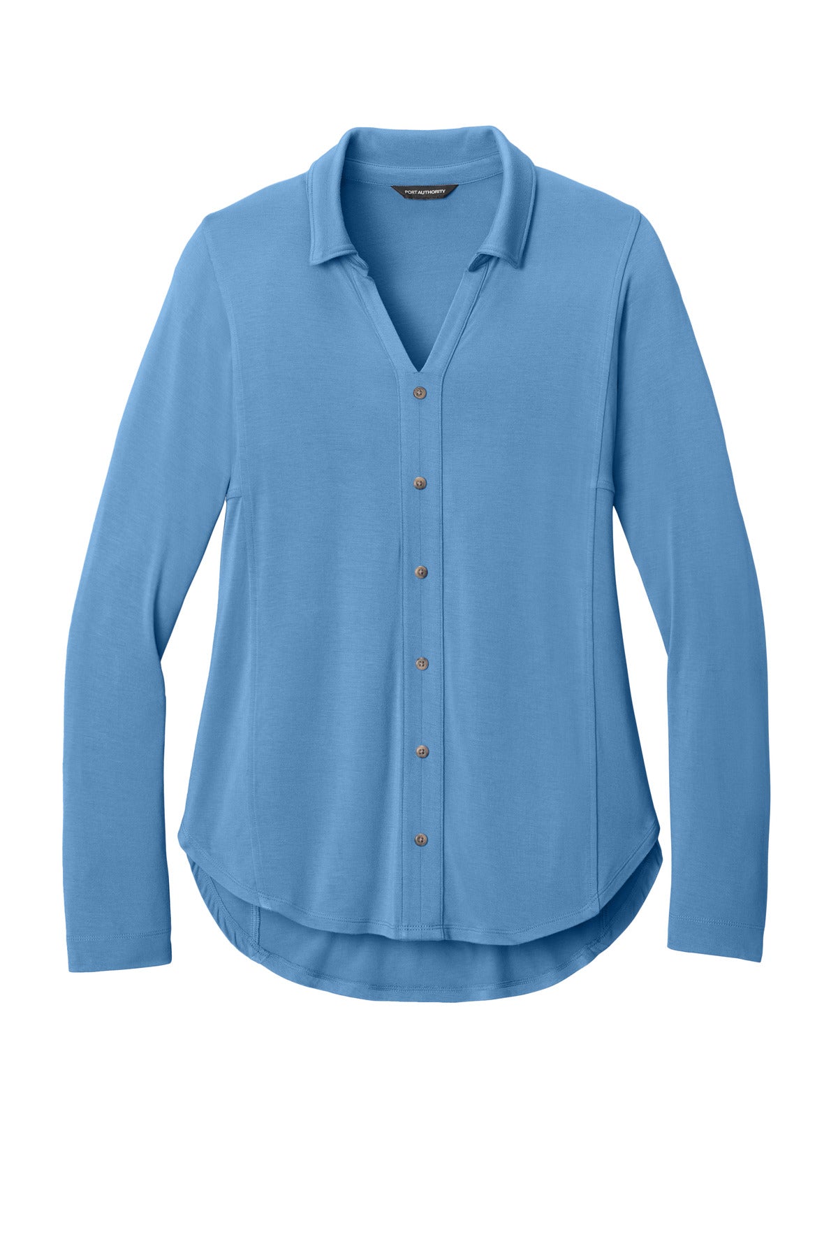 Port Authority LK5602 Port Authority Women's Luxe Knit Button Tunic
