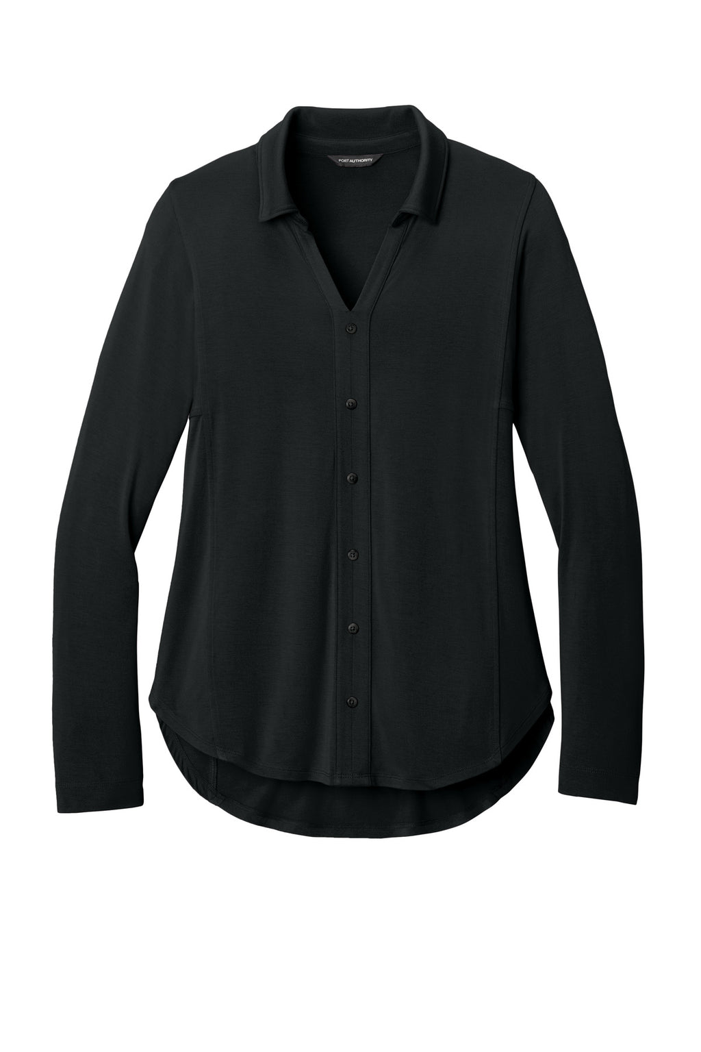 Port Authority LK5602 Port Authority Women's Luxe Knit Button Tunic