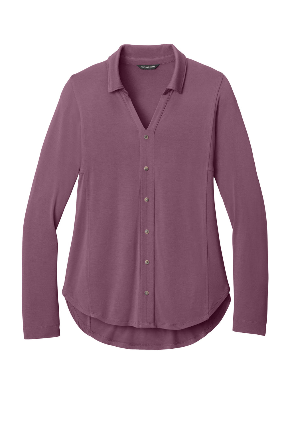 Port Authority LK5602 Port Authority Women's Luxe Knit Button Tunic