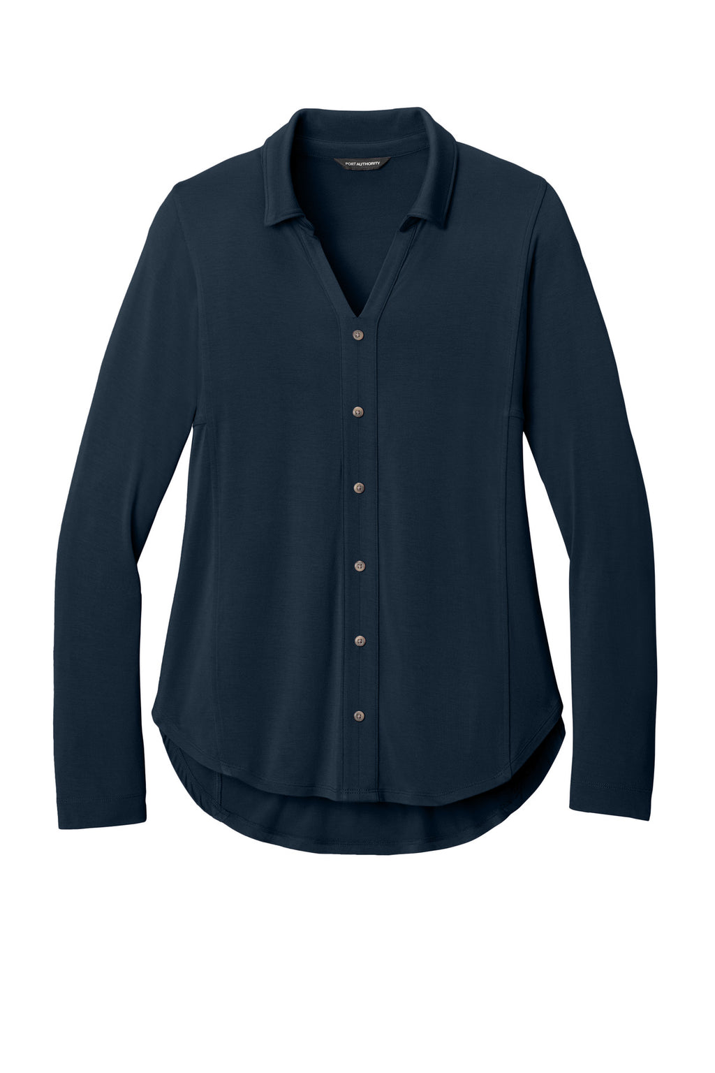 Port Authority LK5602 Port Authority Women's Luxe Knit Button Tunic