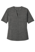 Port Authority LK583 DISCONTINUED Port Authority  Women's Stretch Heather Open Neck Top