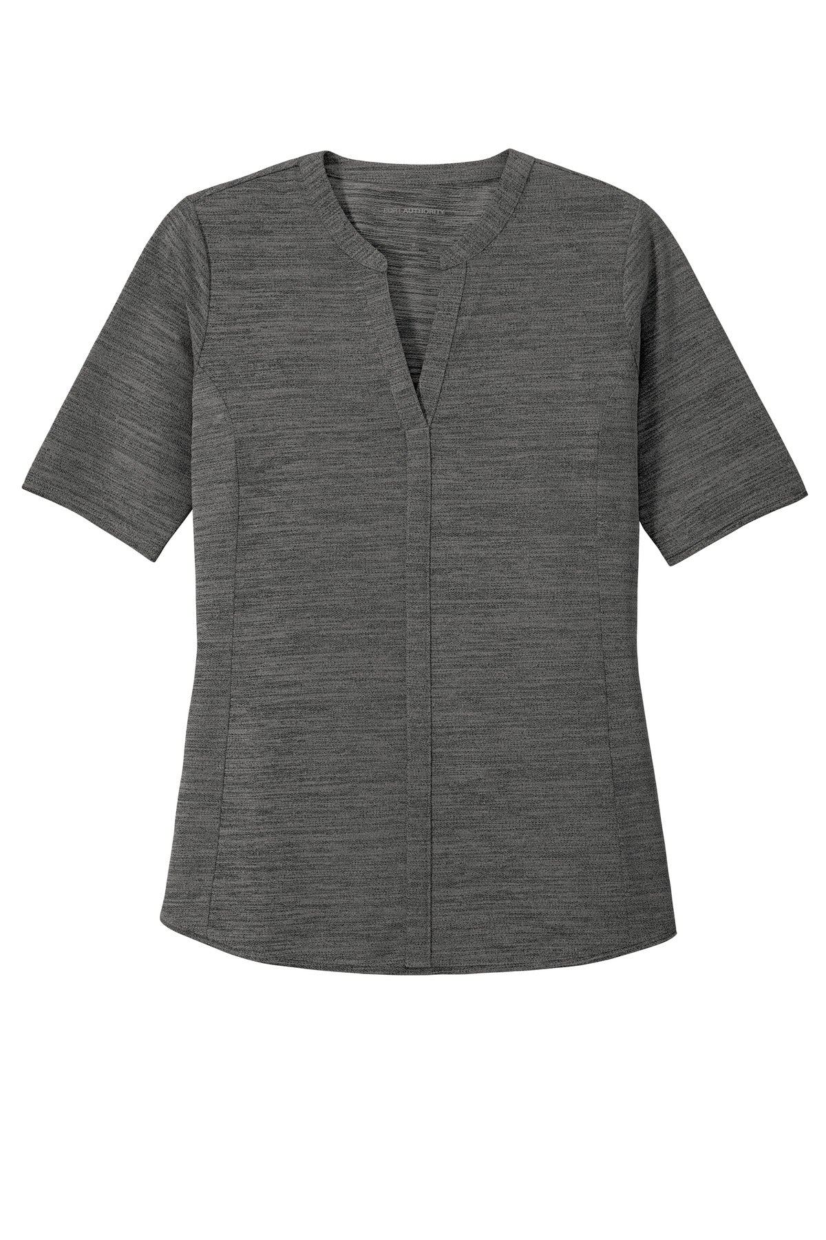 Port Authority LK583 DISCONTINUED Port Authority  Women's Stretch Heather Open Neck Top