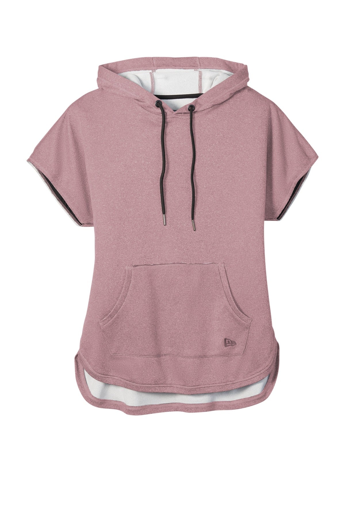 New Era LNEA533 New Era  Women's Performance Terry Short Sleeve Hoodie