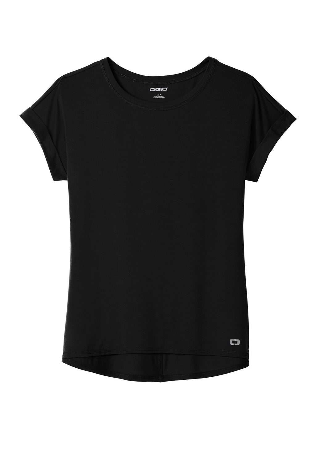 OGIO LOG800 DISCONTINUED OGIO  Ladies Luuma Cuffed Short Sleeve