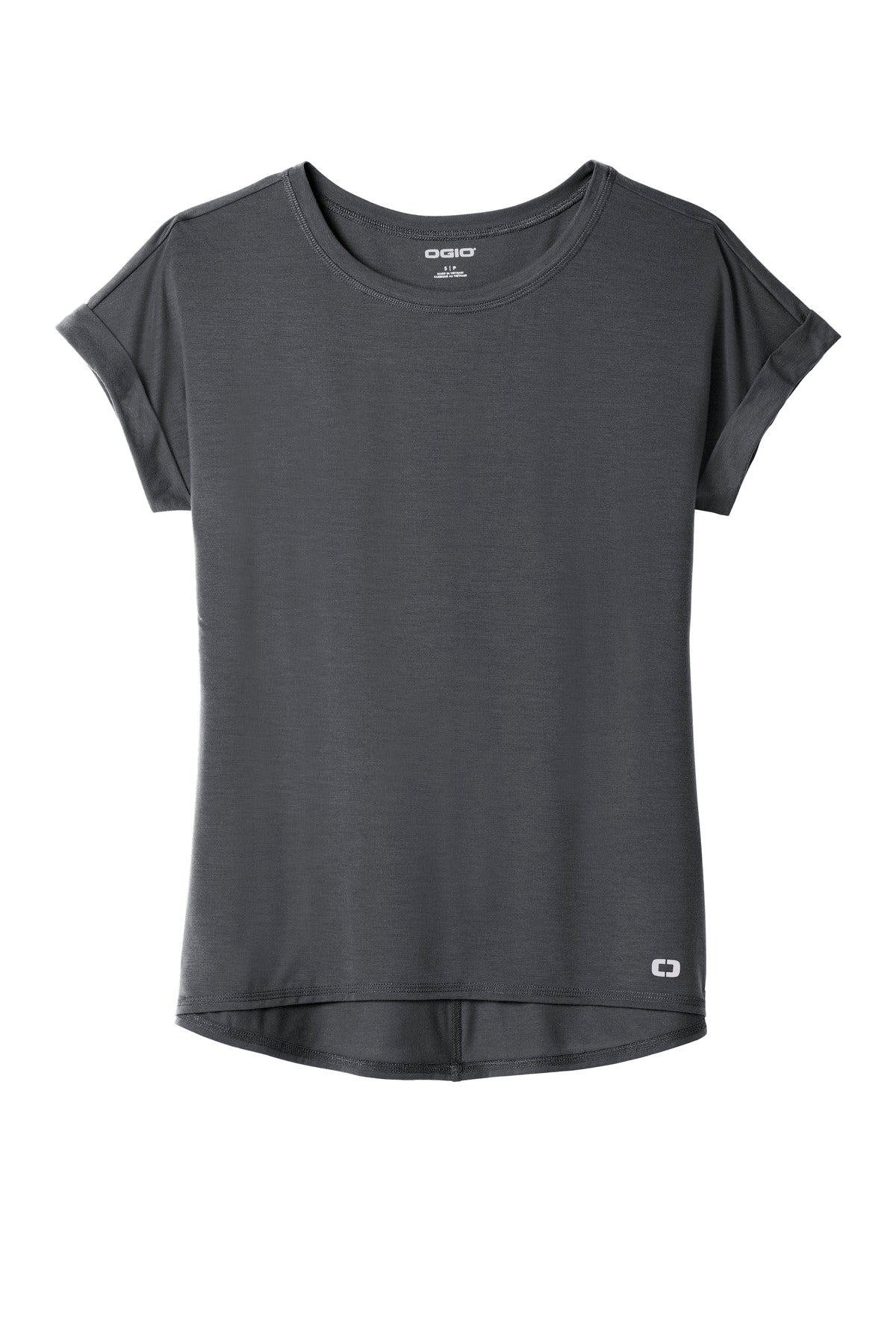 OGIO LOG800 DISCONTINUED OGIO  Ladies Luuma Cuffed Short Sleeve