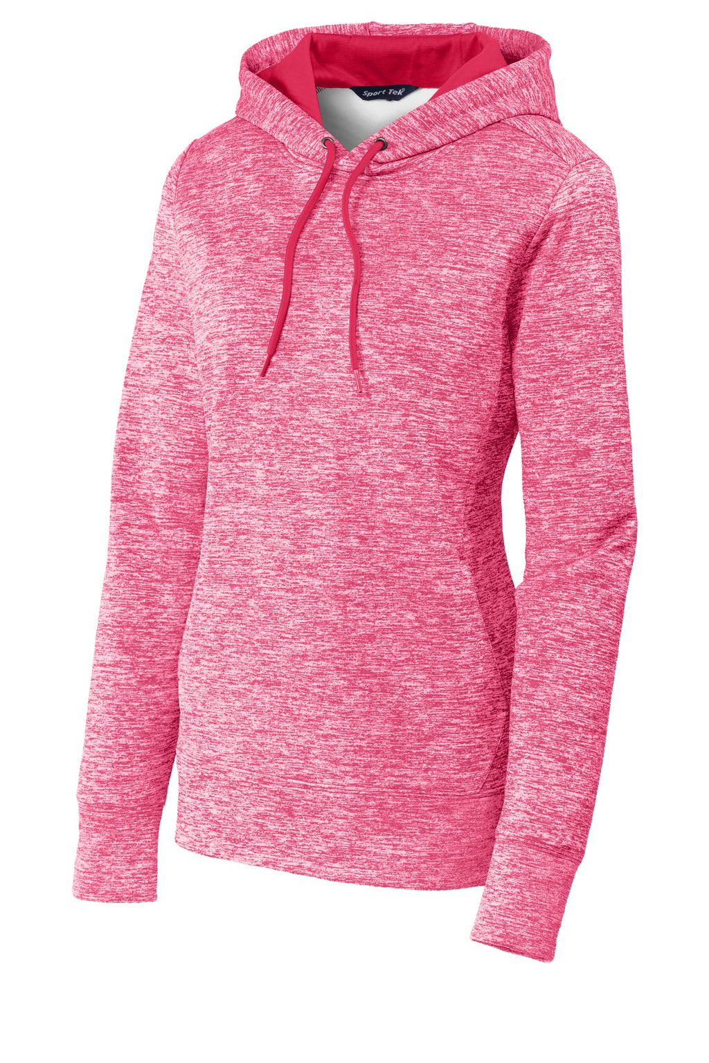 Sport-Tek LST225 Tek Women's PosiCharge Electric Heather Fleece Hooded Pullover