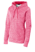 Sport-Tek LST225 Tek Women's PosiCharge Electric Heather Fleece Hooded Pullover