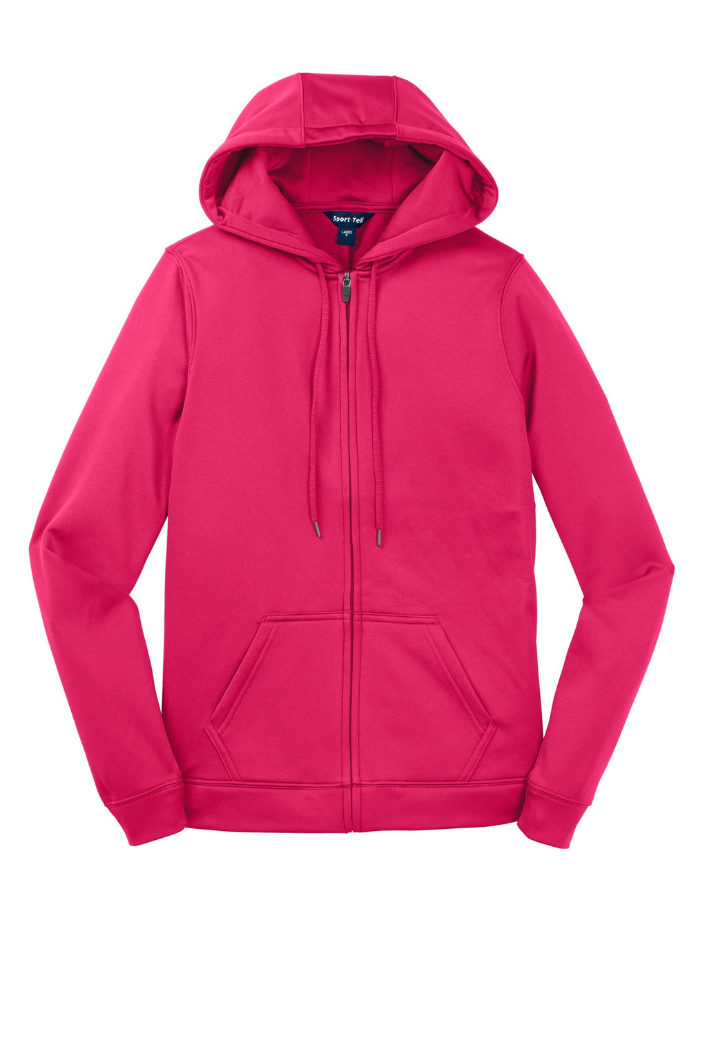 Sport-Tek LST238 Tek Ladies Sport-Wick Fleece Full-Zip Hooded Jacket