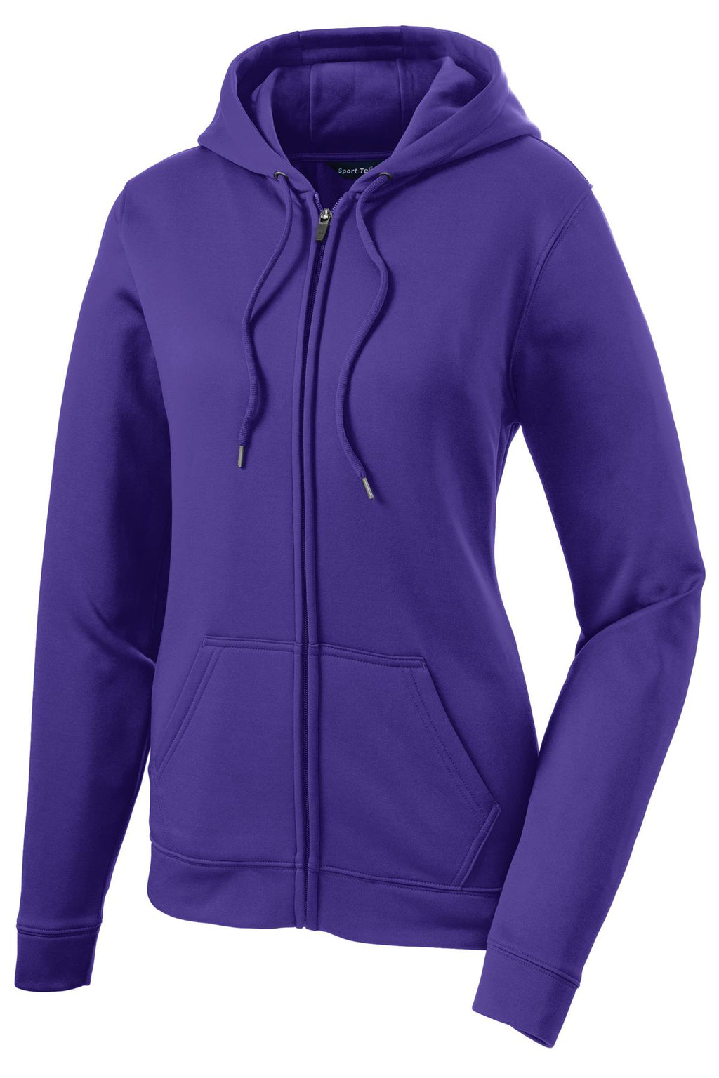 Sport-Tek LST238 Tek Ladies Sport-Wick Fleece Full-Zip Hooded Jacket